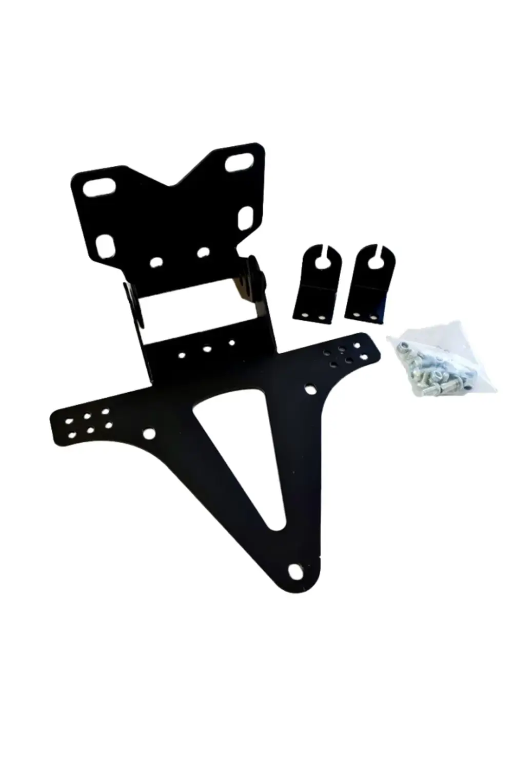 UNİVERSAL MOTOSİKLET  Uyumlu  SİNYAL BAĞLANTILI KATLANIR PLAKALIK