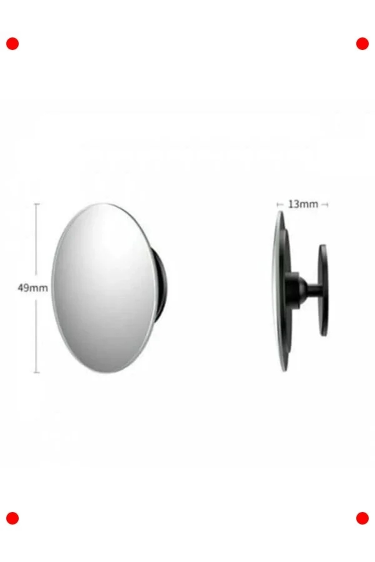 Universal Oynar Başlıklı Kör Nokta Aynası, 2'li Set