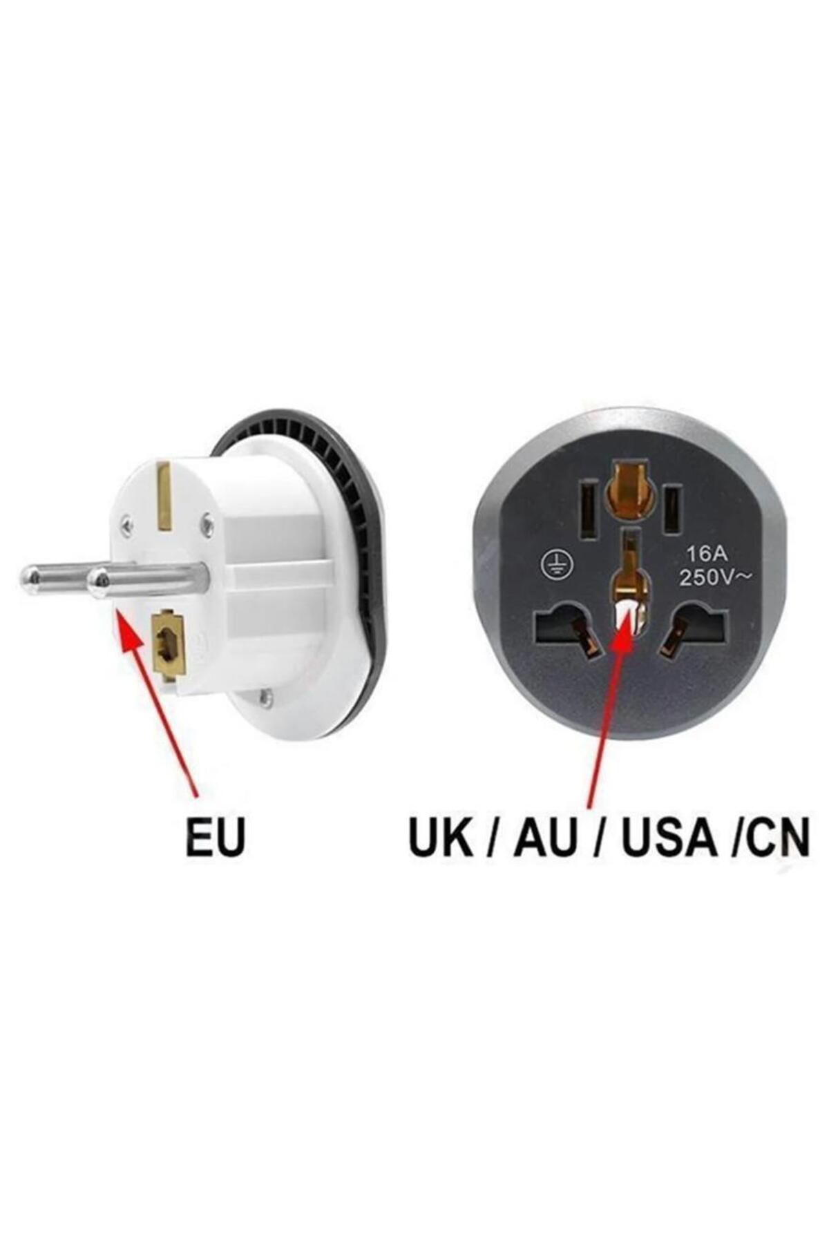 Universal Priz Dönüştürücü Seyahat Tipi Çevirici Priz Ingiliz Ame