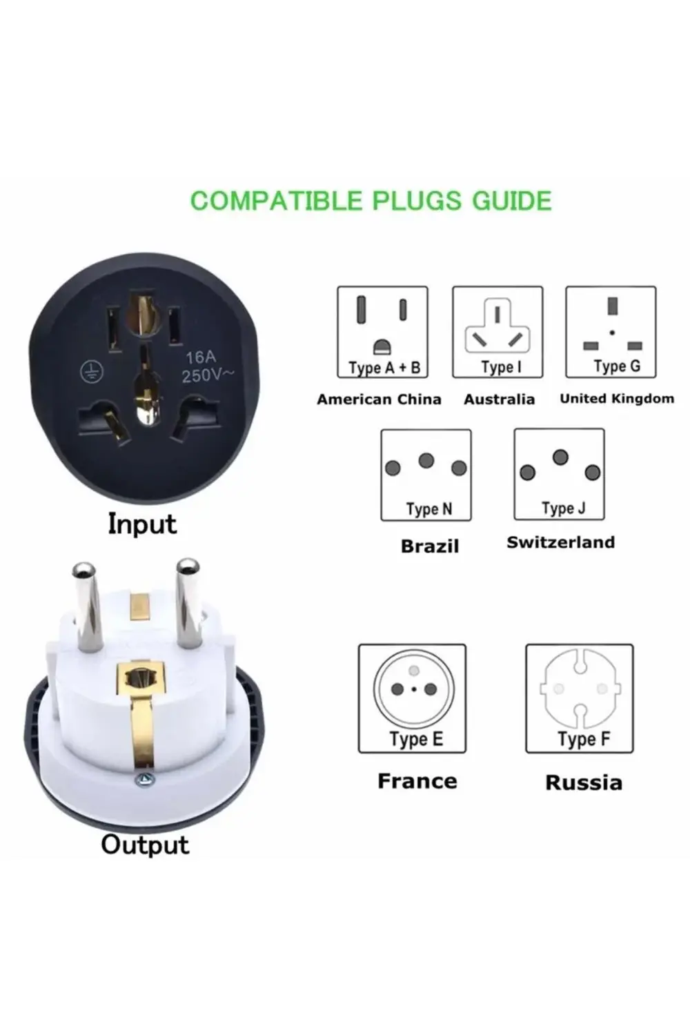 Universal Priz Dönüştürücü Seyahat Tipi Çevirici Priz Ingiliz Ame