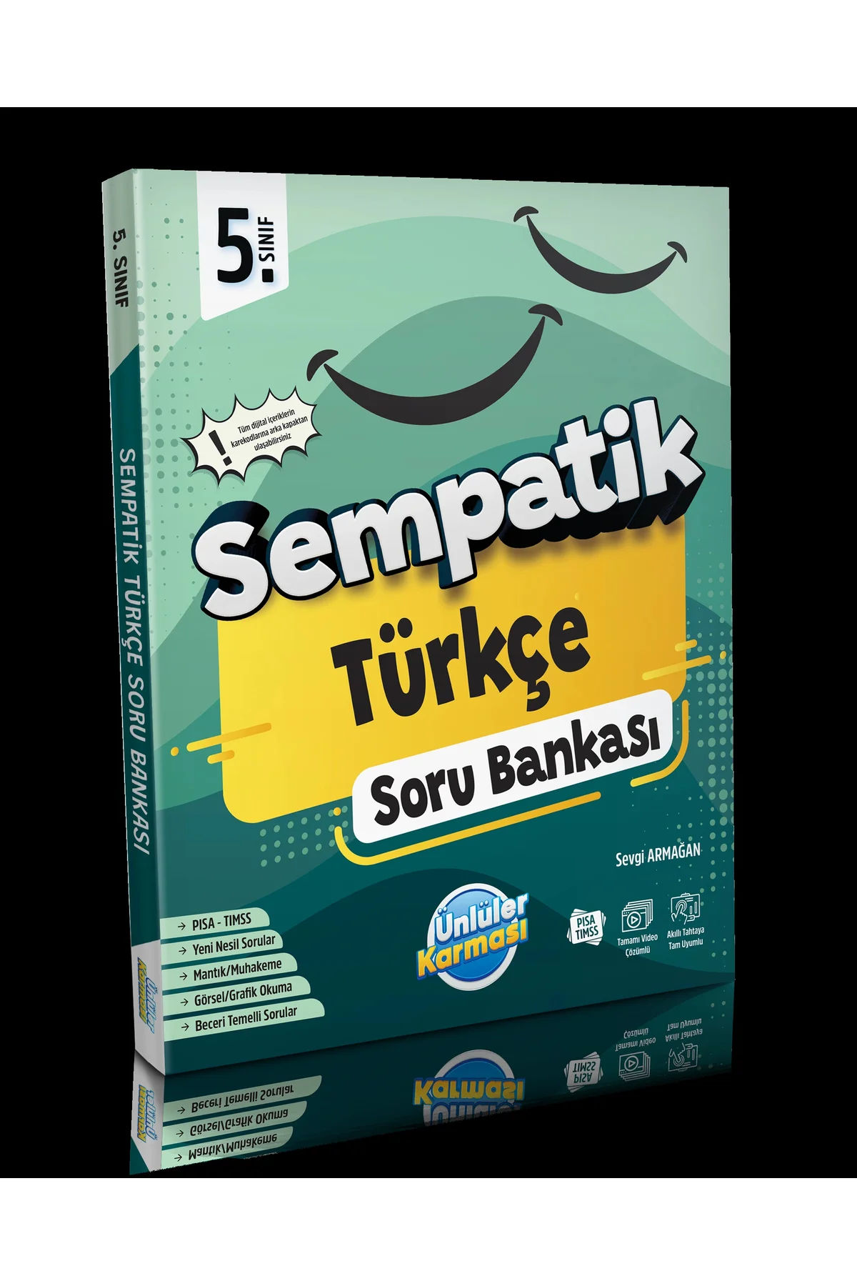 Ünlüler 5. Sınıf Türkçe Sempatik Soru Bankası Ünlüler Yayınları