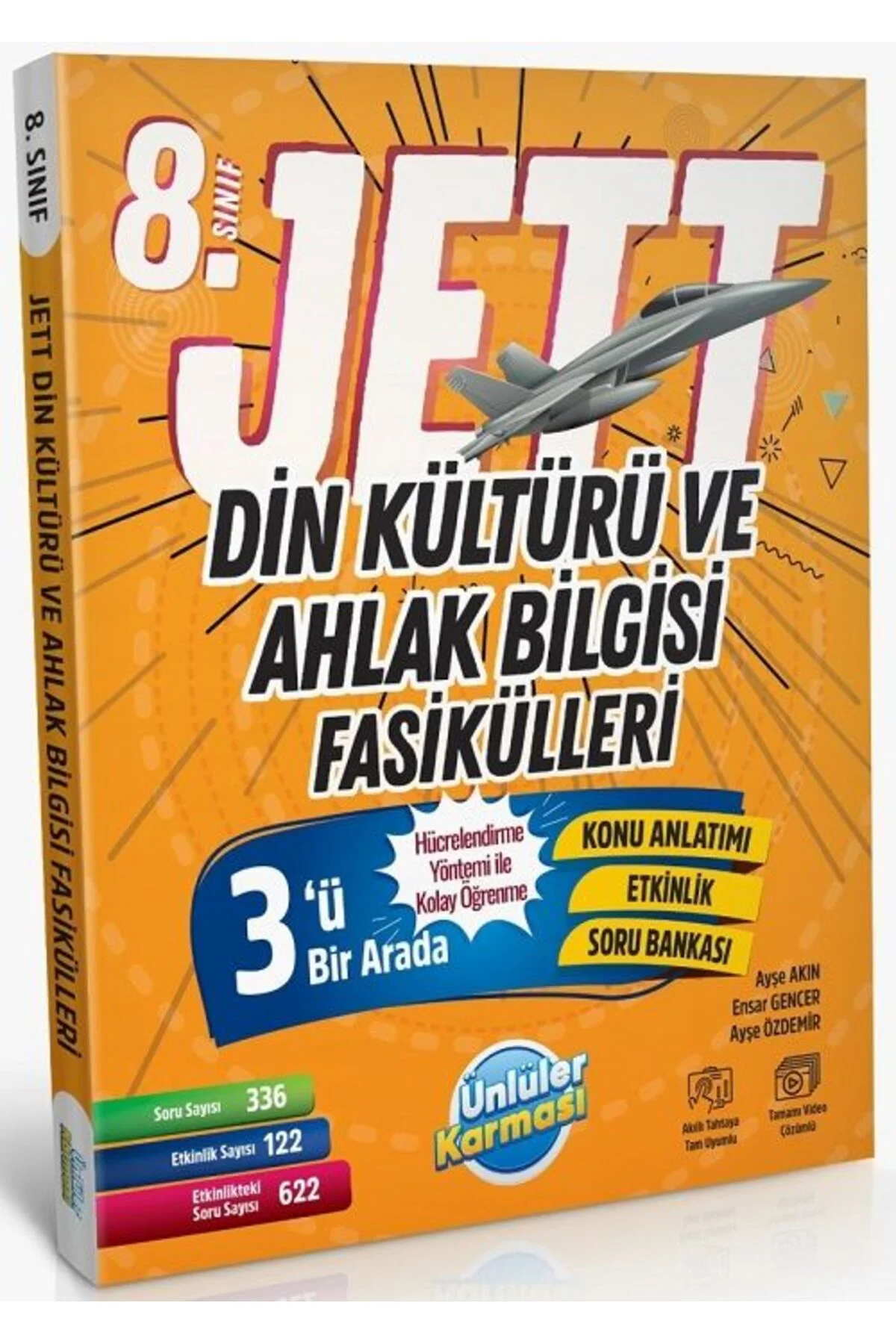 Ünlüler 8. Sınıf Din Kültürü ve Ahlak Bilgisi JETT Soru Fasikülle