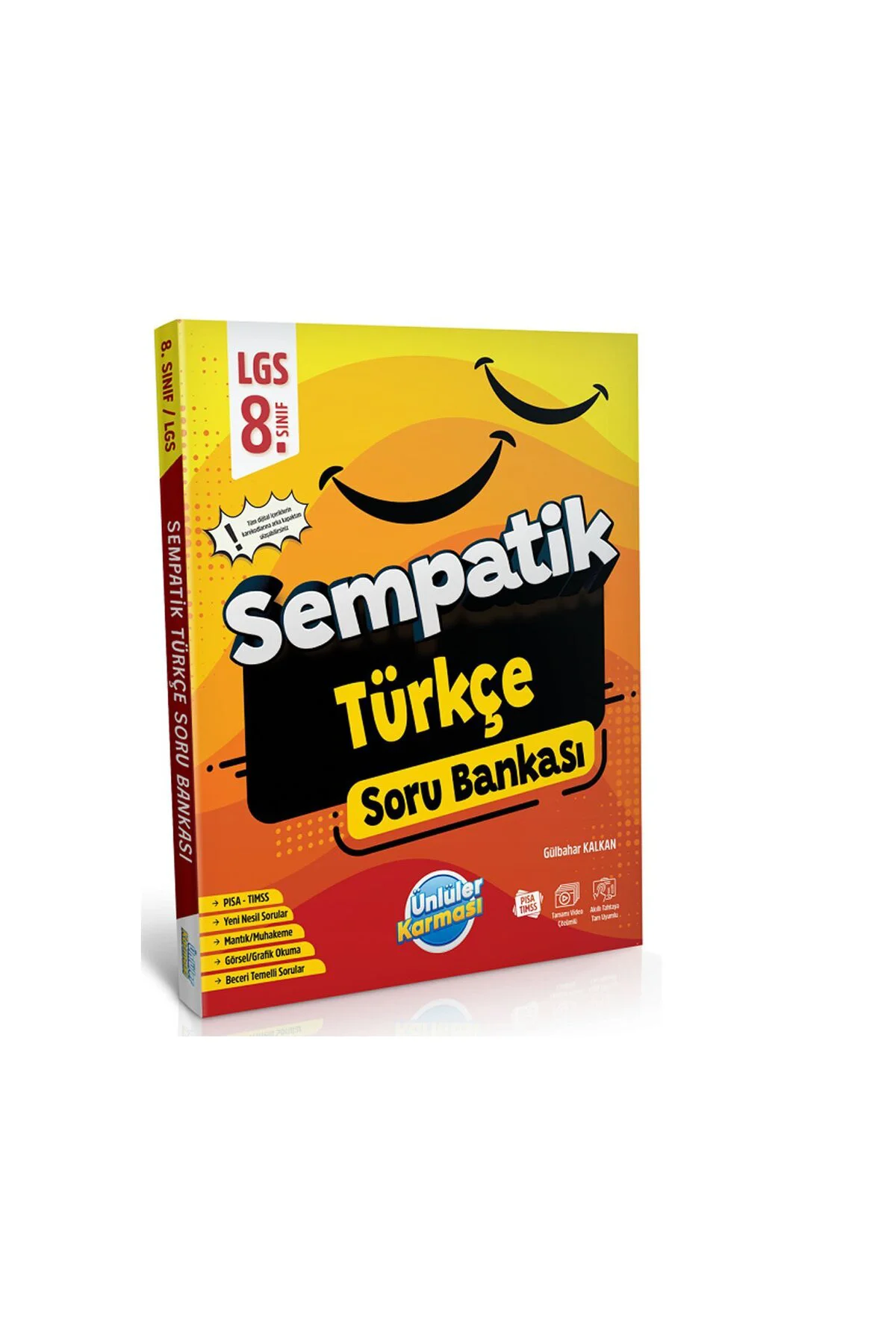 Ünlüler 8. Sınıf LGS Türkçe Sempatik Soru Bankası Ünlüler Yayınla
