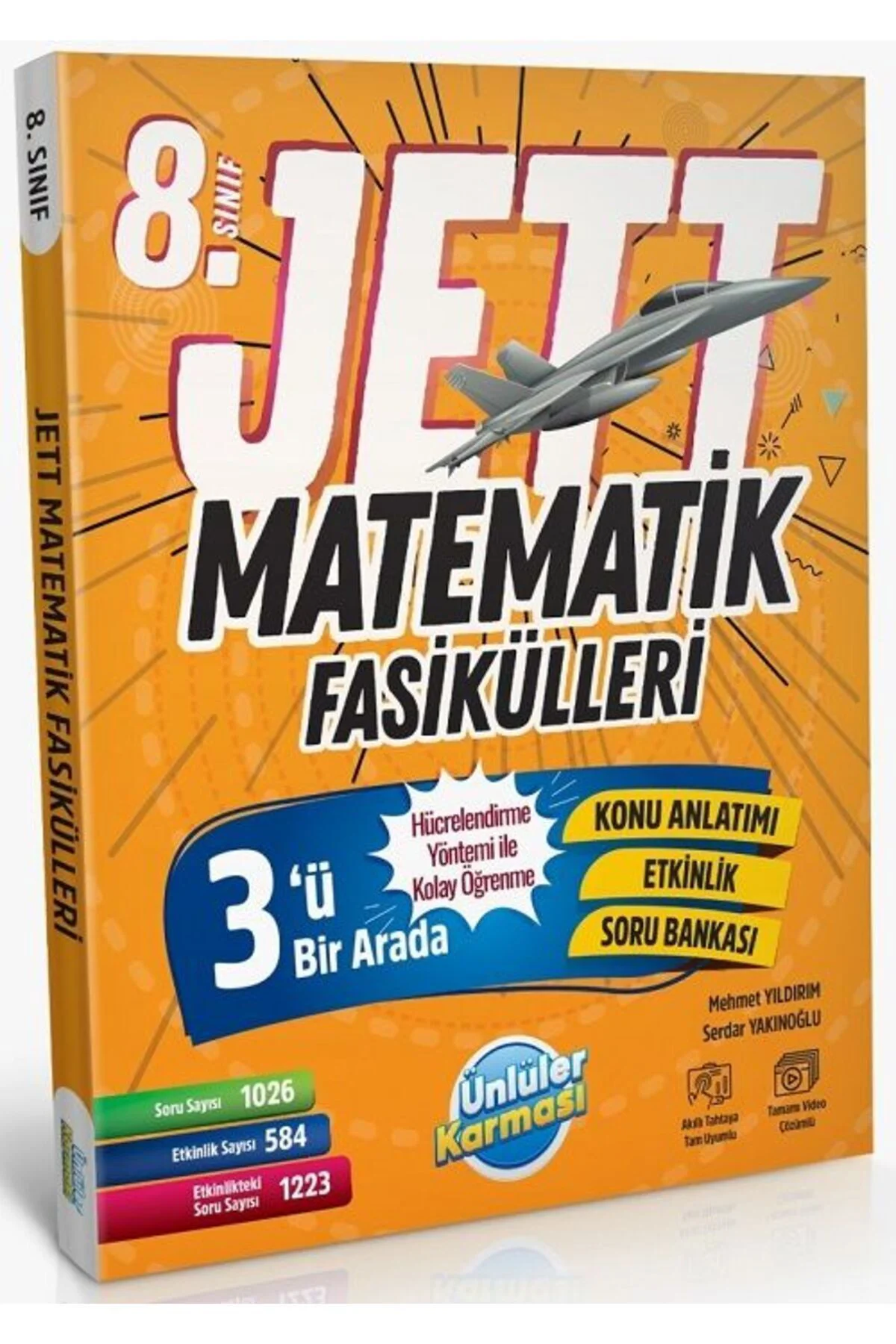 Ünlüler 8. Sınıf Matematik JETT Soru Fasikülleri Ünlüler Yayınları Ünlüler 8. Sınıf Matematik JETT Soru Fasikülleri Ünlüler Yayınları