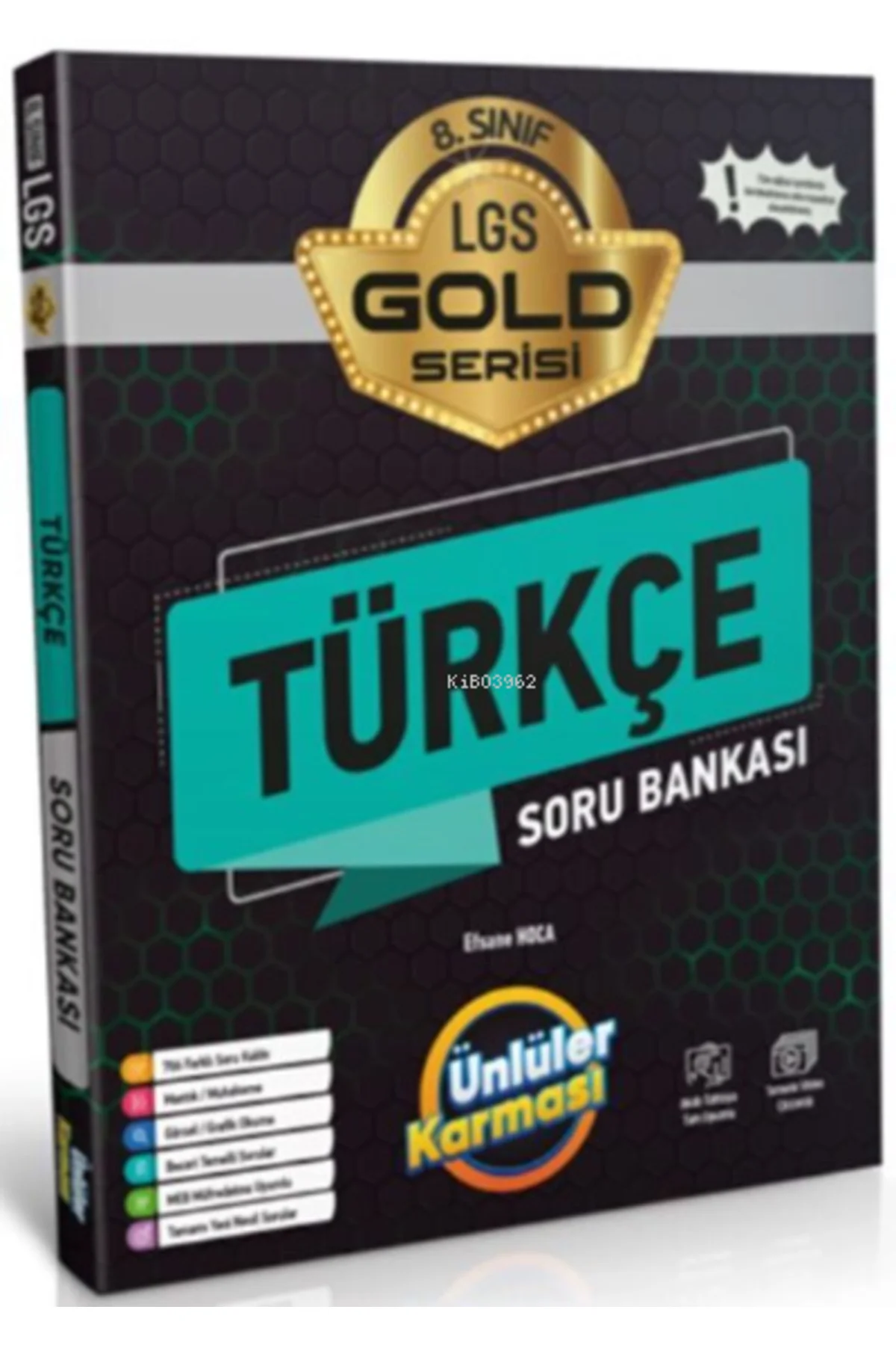 Ünlüler Karması 8. Sınıf Gold Türkçe Soru Bankası Efsane Hoca (Ye