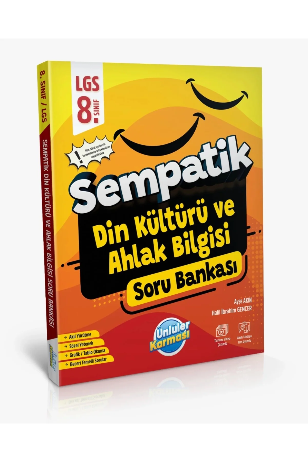 ÜNLÜLER KARMASI 8. SINIF SEMPATİK DİN KÜLTÜRÜ VE A.B. SORU BANKAS