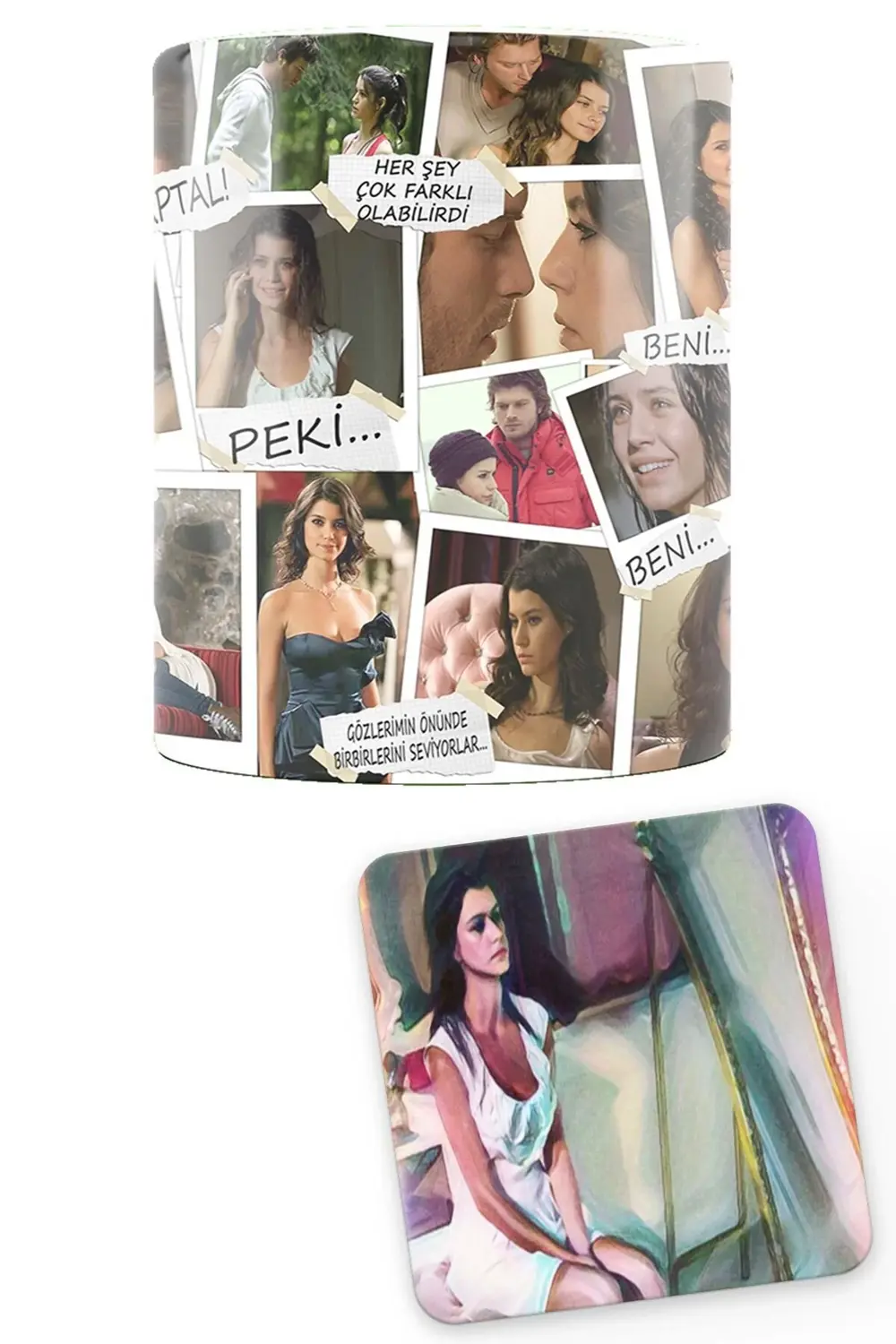 Unutulmaz Dizi Karakterleri Serisi Ferhunde Baskılı %100 Porselen