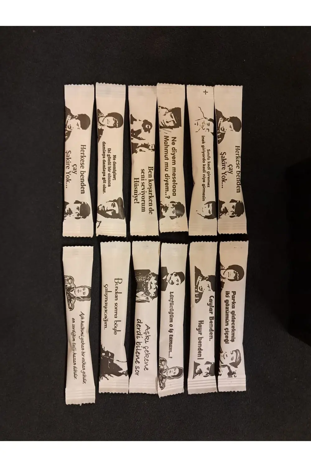 Unutulmaz Yeşilçam Replikli Stick Şeker 3GR X 10,000 Adet