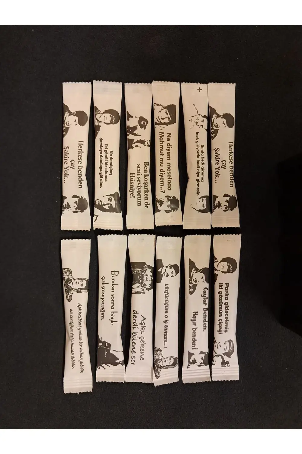 Unutulmaz Yeşilçam Replikli Stick Şeker 3GR X 1000 Adet