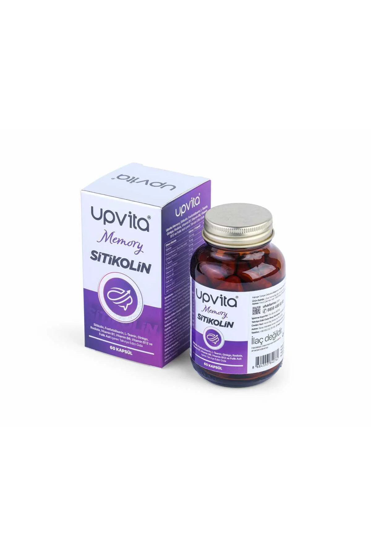 UPVİTA SİTİKOLİN MEMORY 60KP (UFUK FARMA)