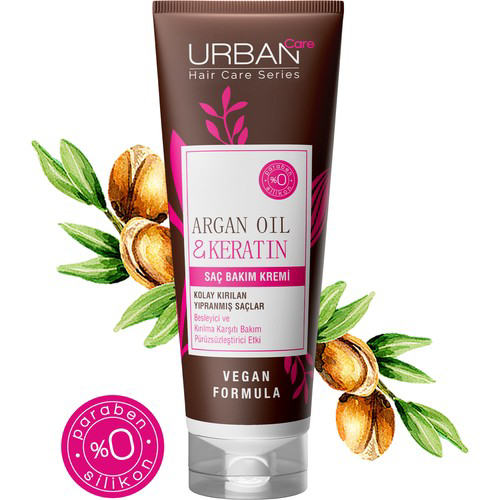 	 İsimsiz Marka: İd 2646545 Urban Argan Oil & Keratin Saç Bakim Kremi Yipranmiş Saçlar 250Ml