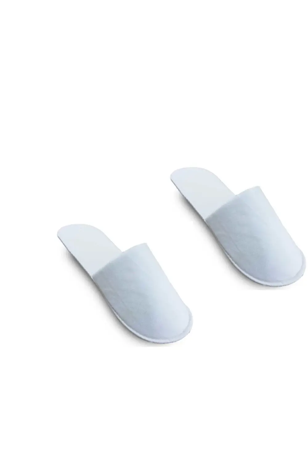 Üreticiden 100 Çift Beyaz 3mm Eva Taban Tek Kullanımlık Terlik Ha