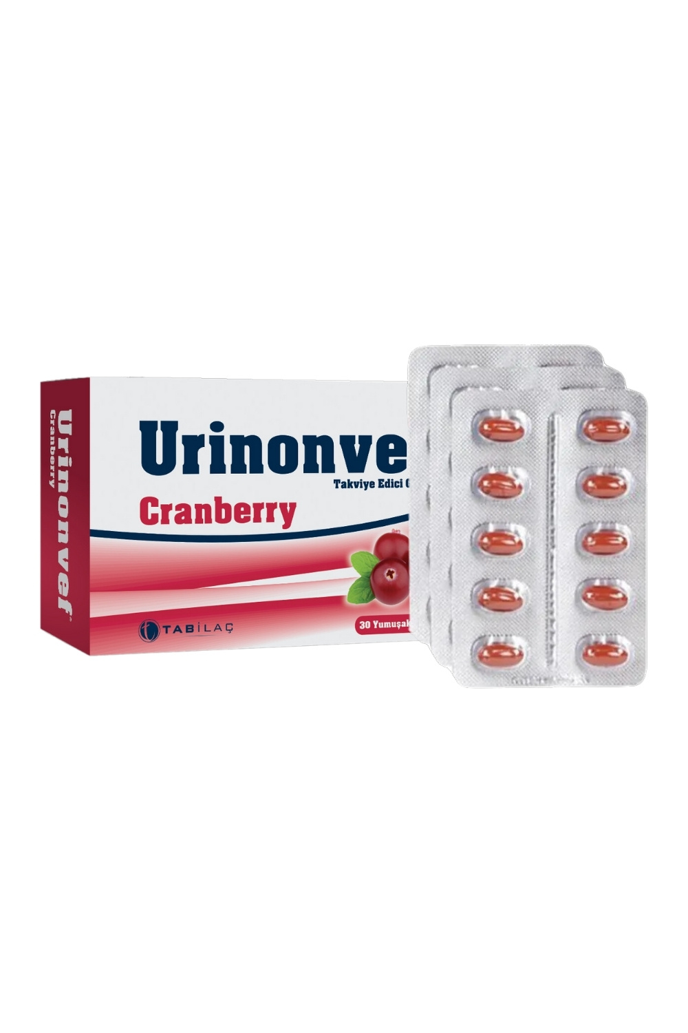 Urinonvef Cranberry 30 Yumuşak Kapsül Urinonvef Cranberry 30 Yumuşak Kapsül