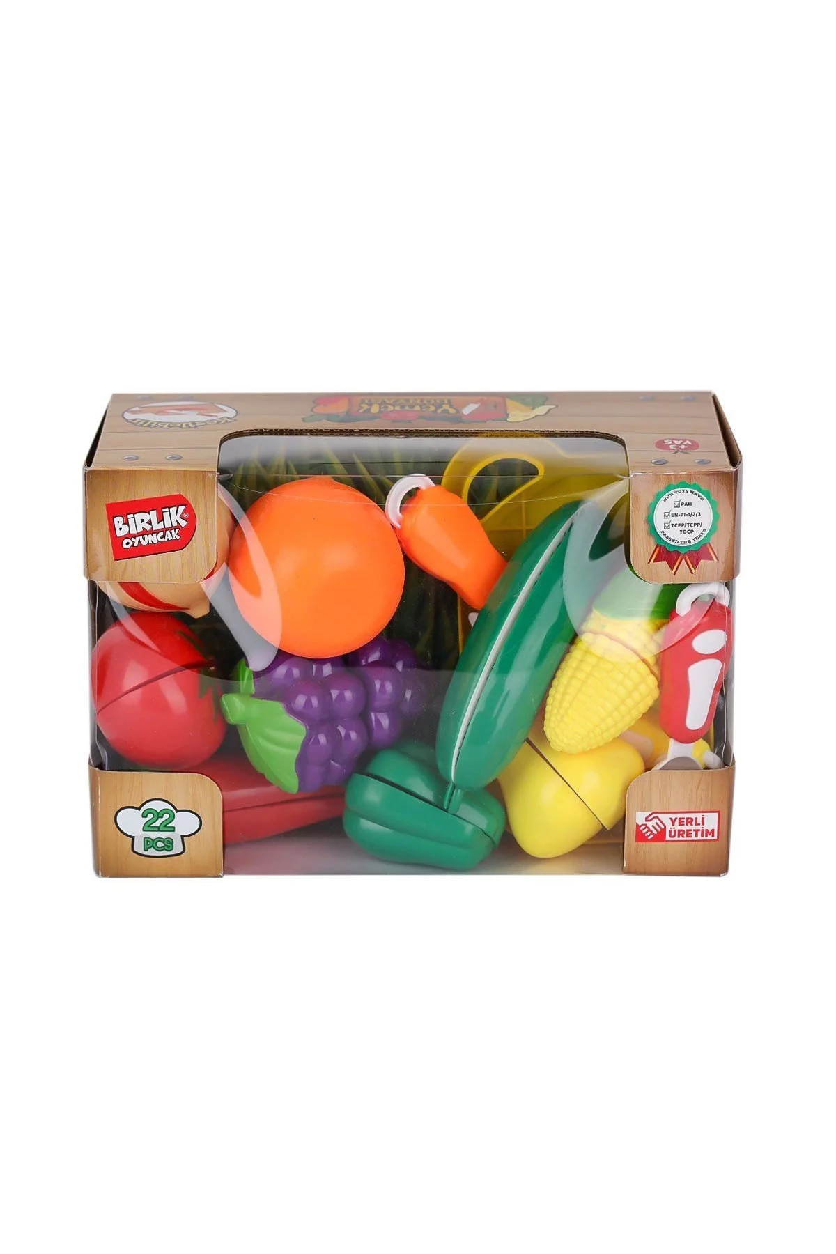 URT007-KUTU-2AB 22 PCS KESİLEBİLİEN SEBZE MEYVELER