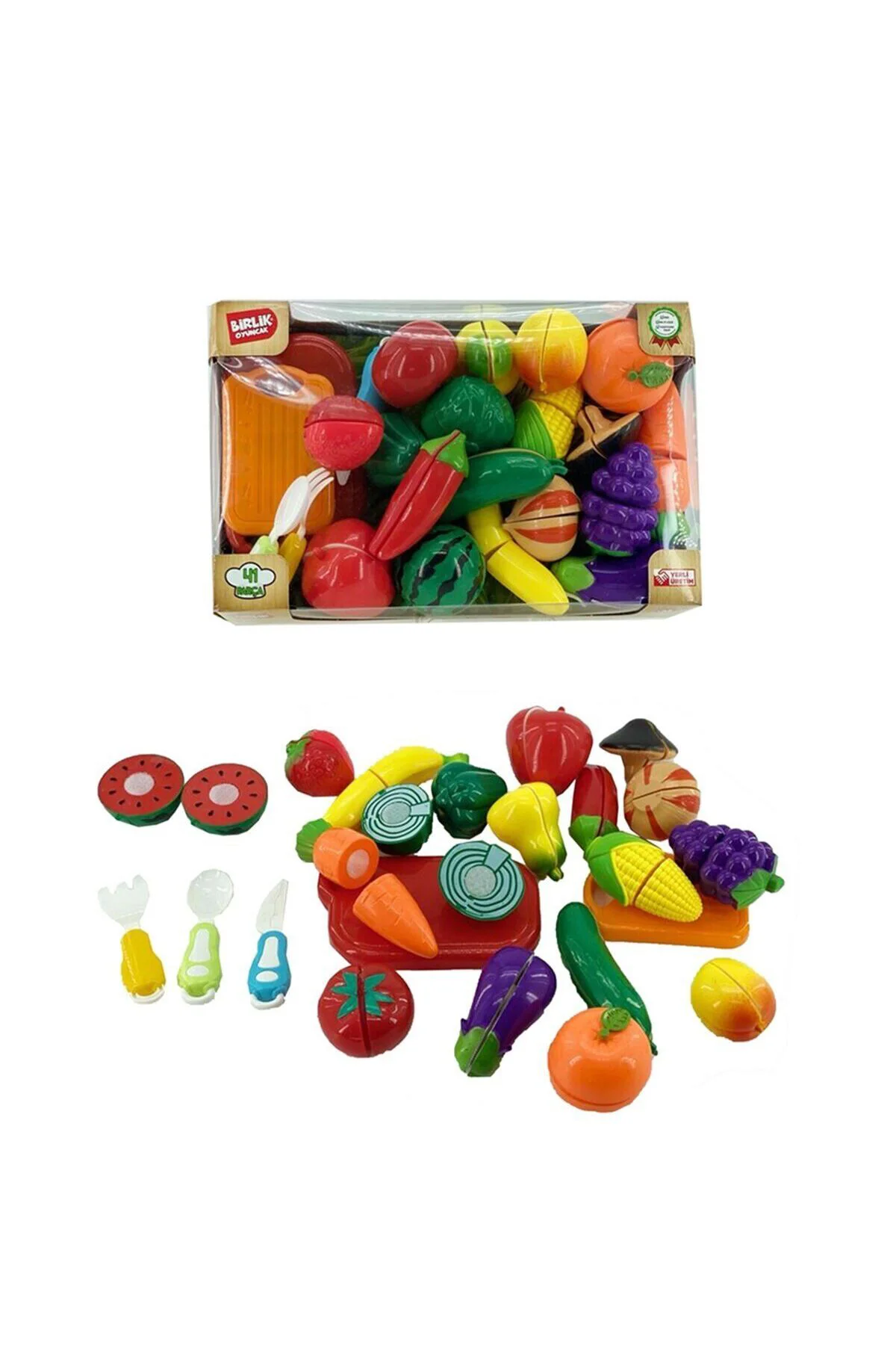 URT007-KUTU-3 41 PCS KESİLEBİLEN MEYVE SEBZE MANAV