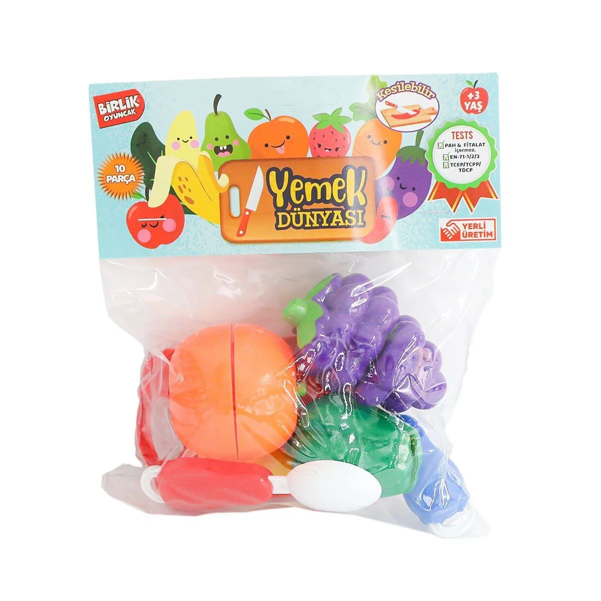 URT007-PVC-1AB KESİLEBİLEN SEBZE MEYVE 3 PCS URT007-PVC-1AB KESİLEBİLEN SEBZE MEYVE 3 PCS