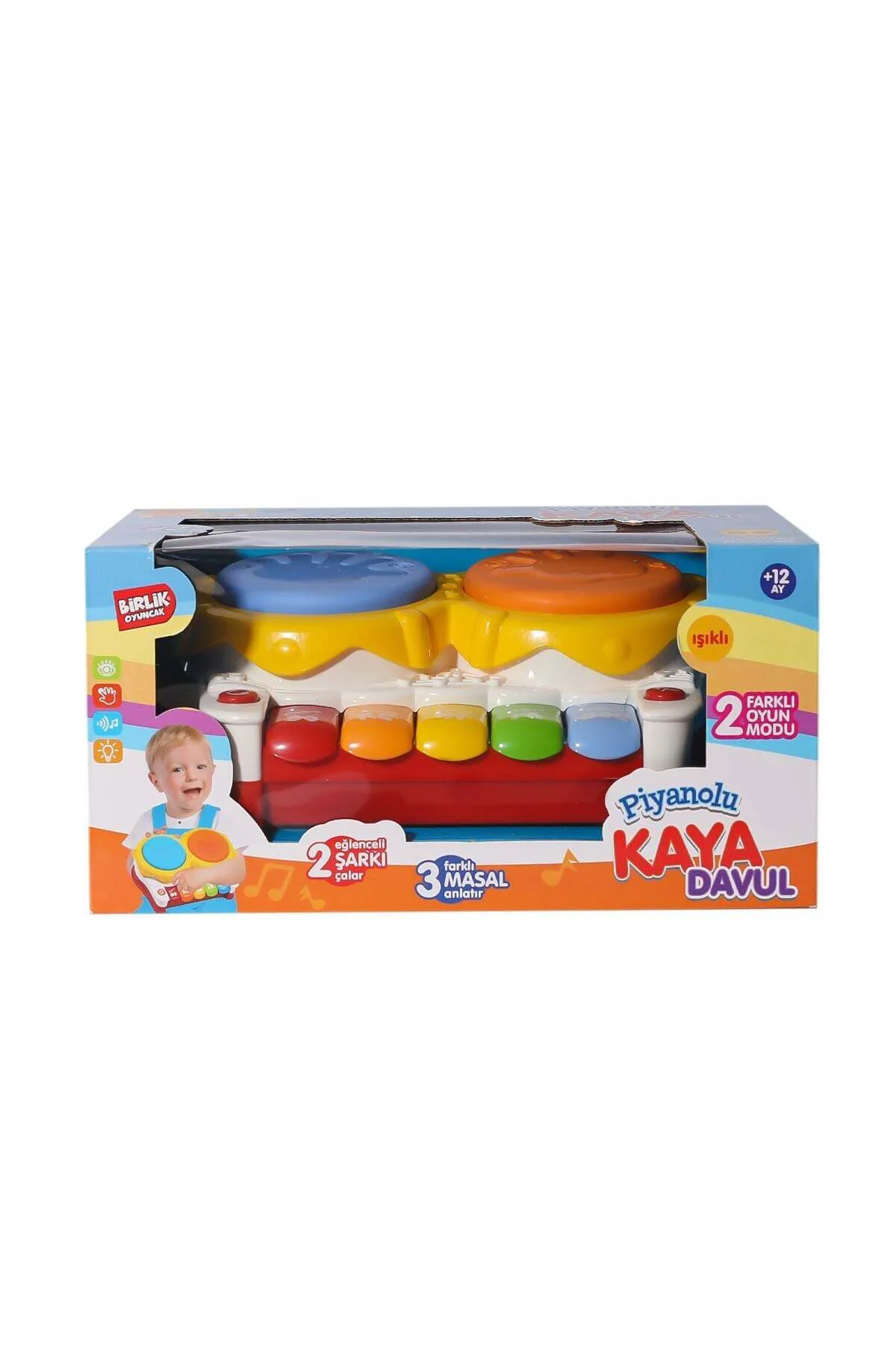 Urt032-001 İkili Kaya Davul Seti-Birliktoys