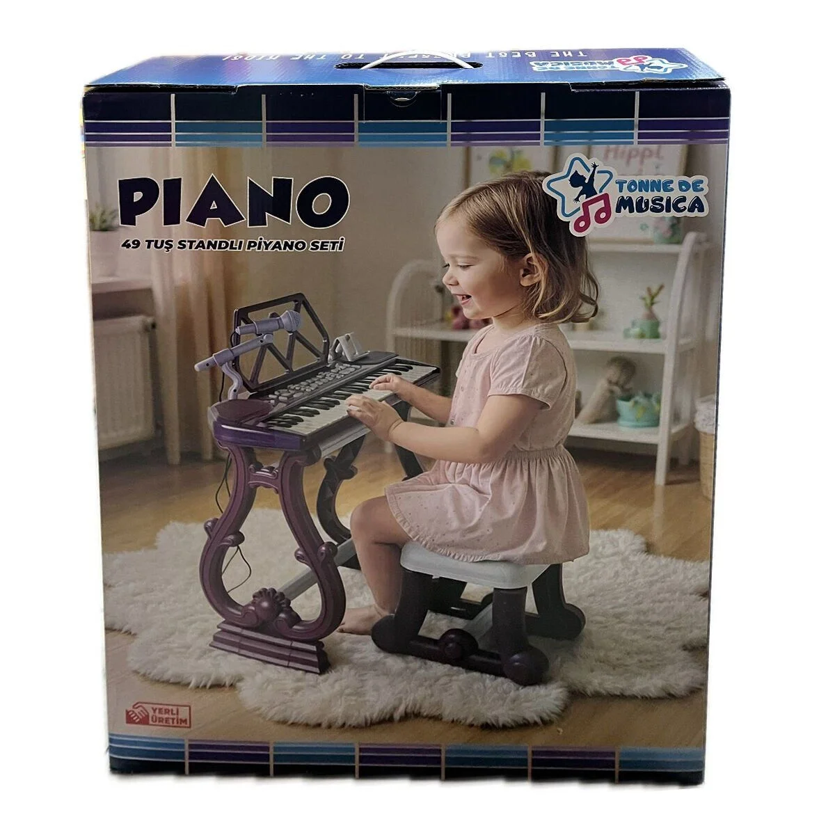 URT034-003 AYAKLI 49 TUŞ PİANO ORG - MOR URT034-003 AYAKLI 49 TUŞ PİANO ORG - MOR