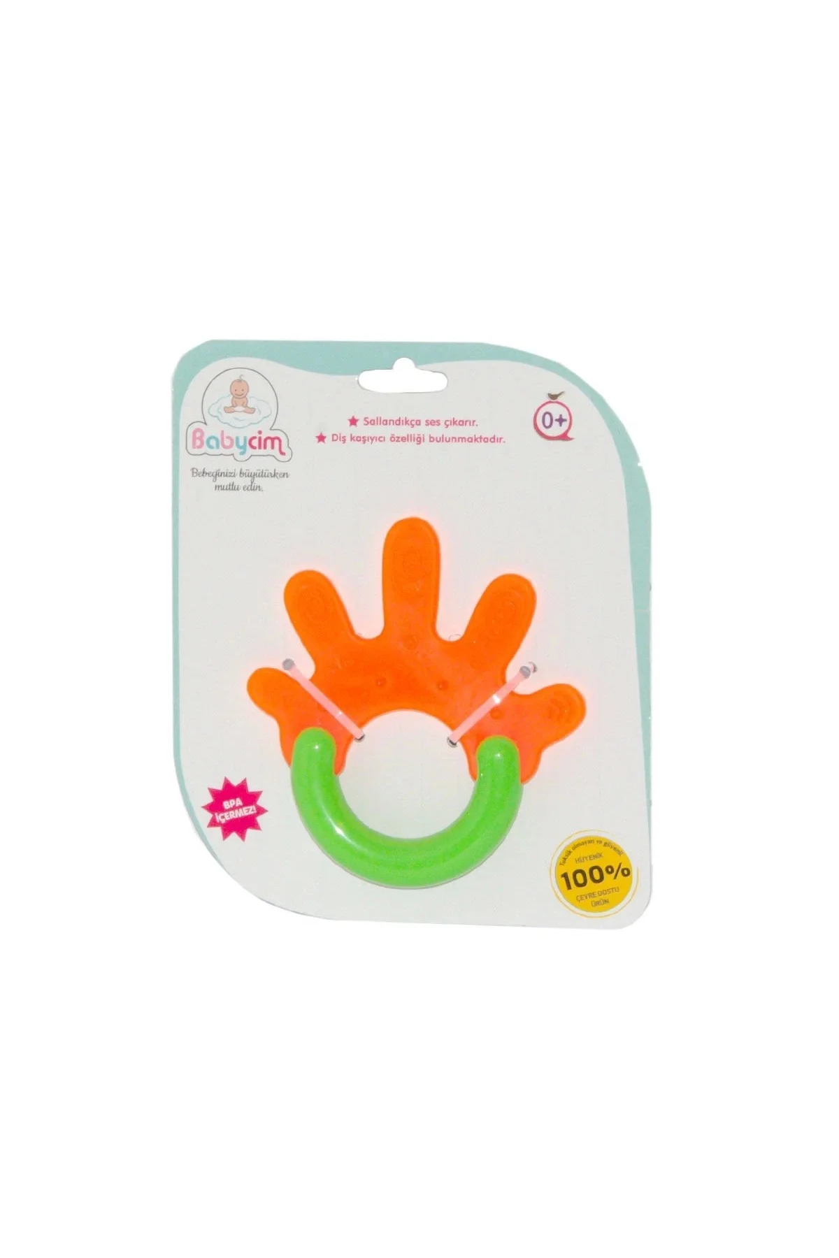 URT038-004 Babycim El Dişlik Çıngırak -Birliktoys