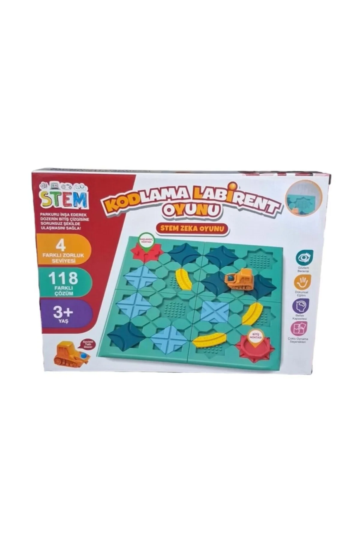 URT045-001 KODLAMA LABİRENT OYUNU STEM ZEKA