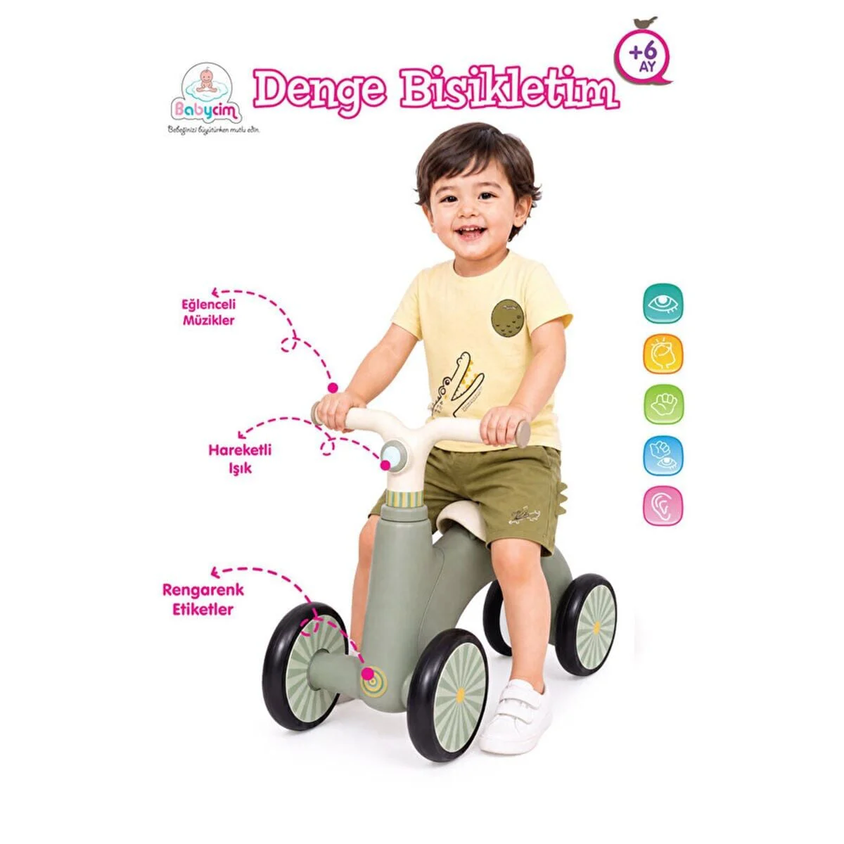 URT047001-YEŞİL BABYCİM DENGE BİSİKLETİ URT047001-YEŞİL BABYCİM DENGE BİSİKLETİ