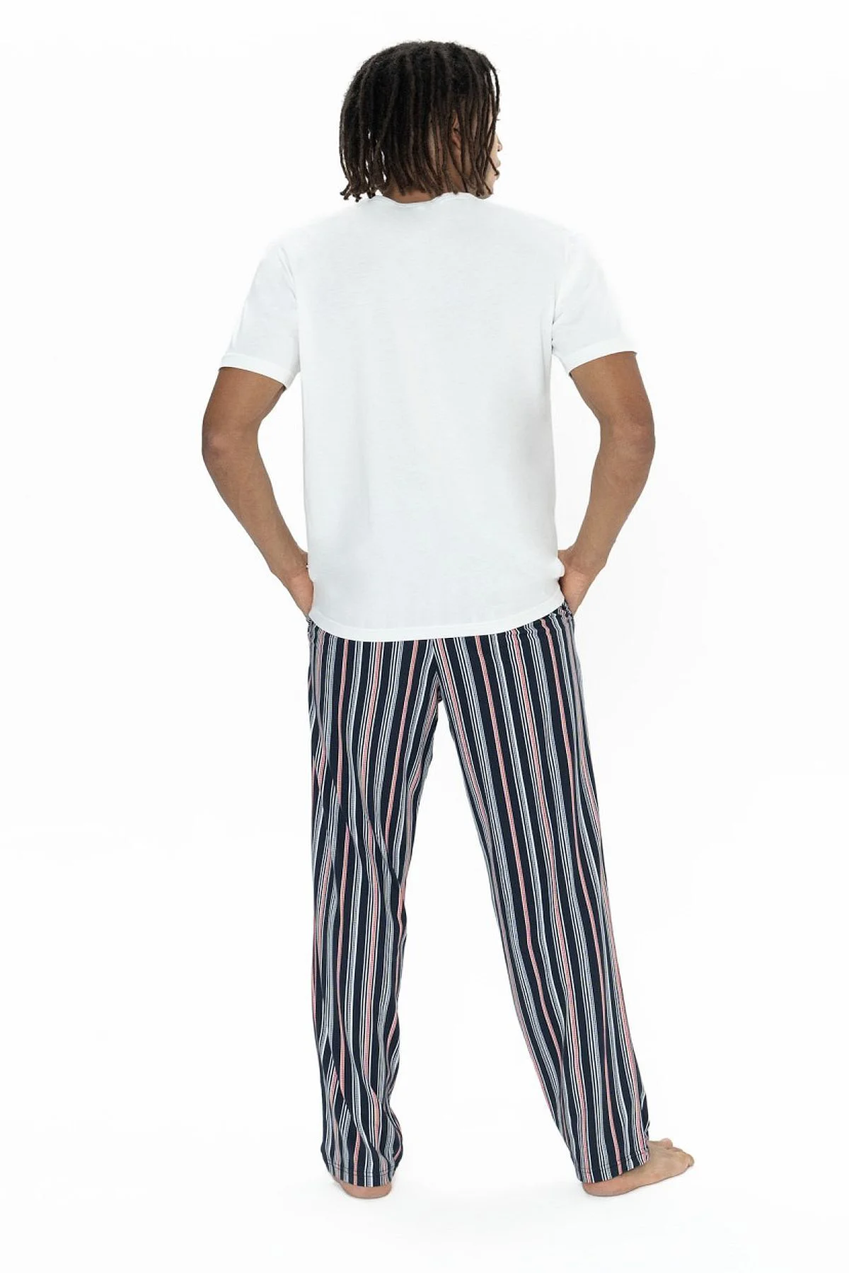 U.s Polo Assn. 18905 Erkek Kısa Kollu Bisiklet Yaka 3'lü Pijama T