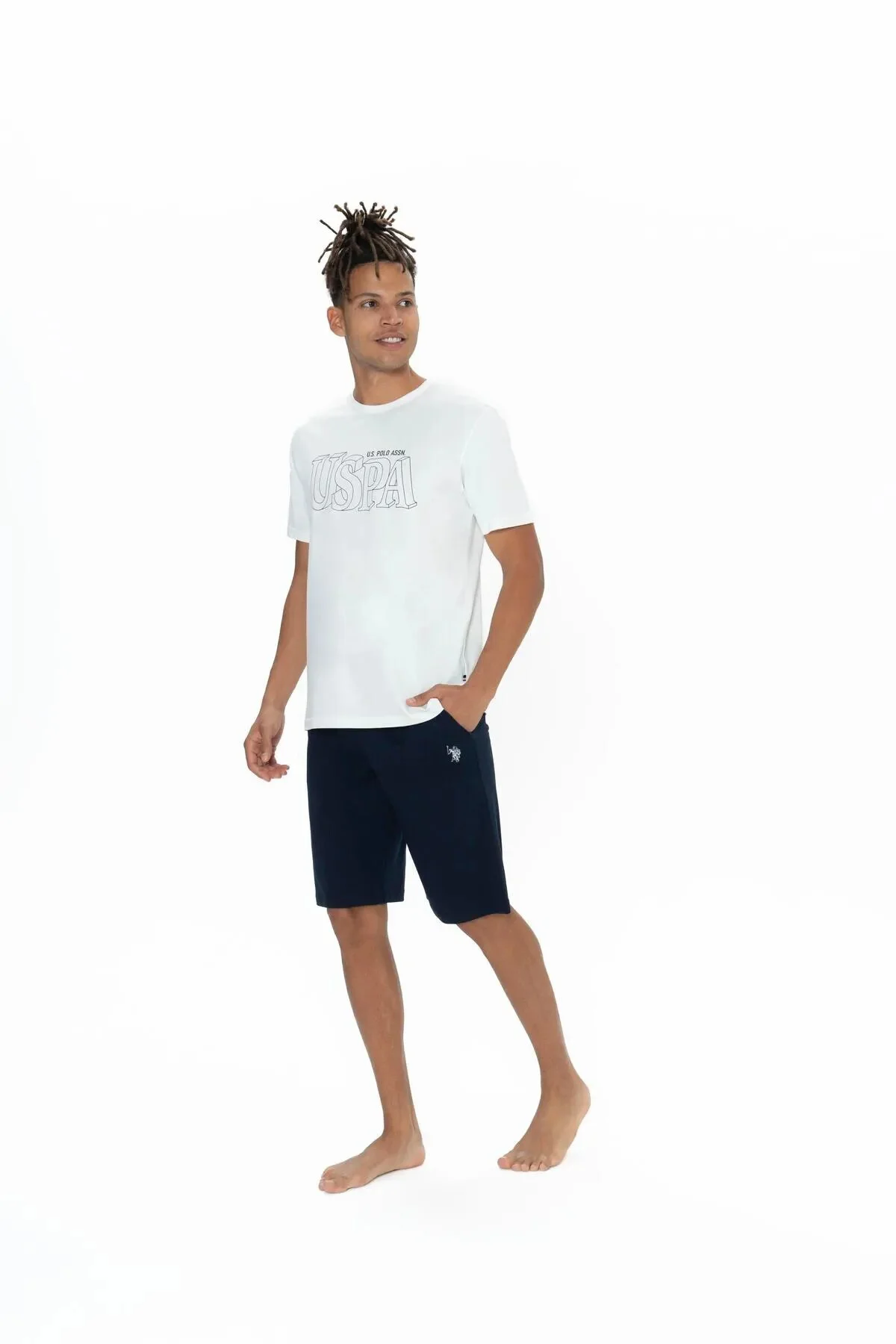 Erkek 3'lü %100 Pamuk Pijama Takımı
