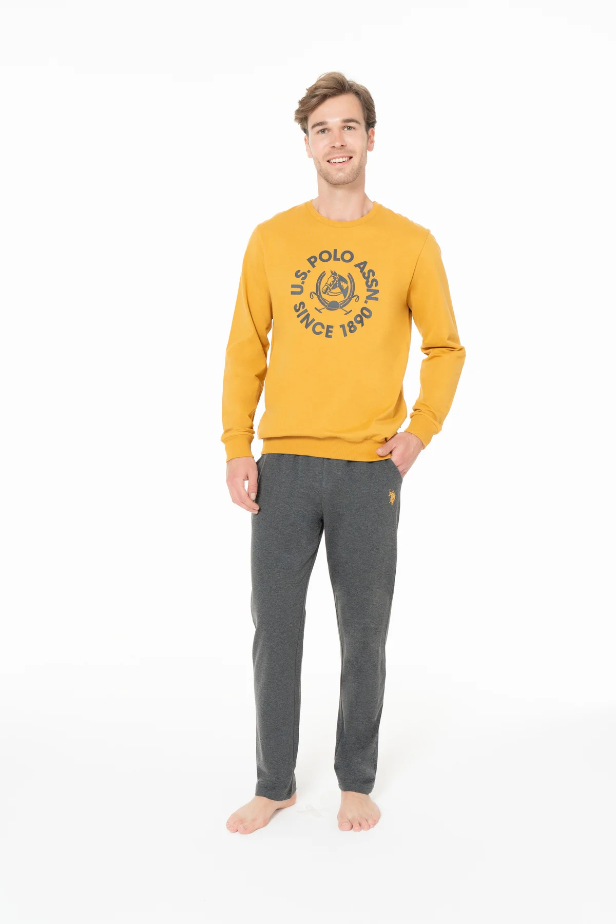 U.S. Polo Assn. Erkek Hardal Ev Giyim