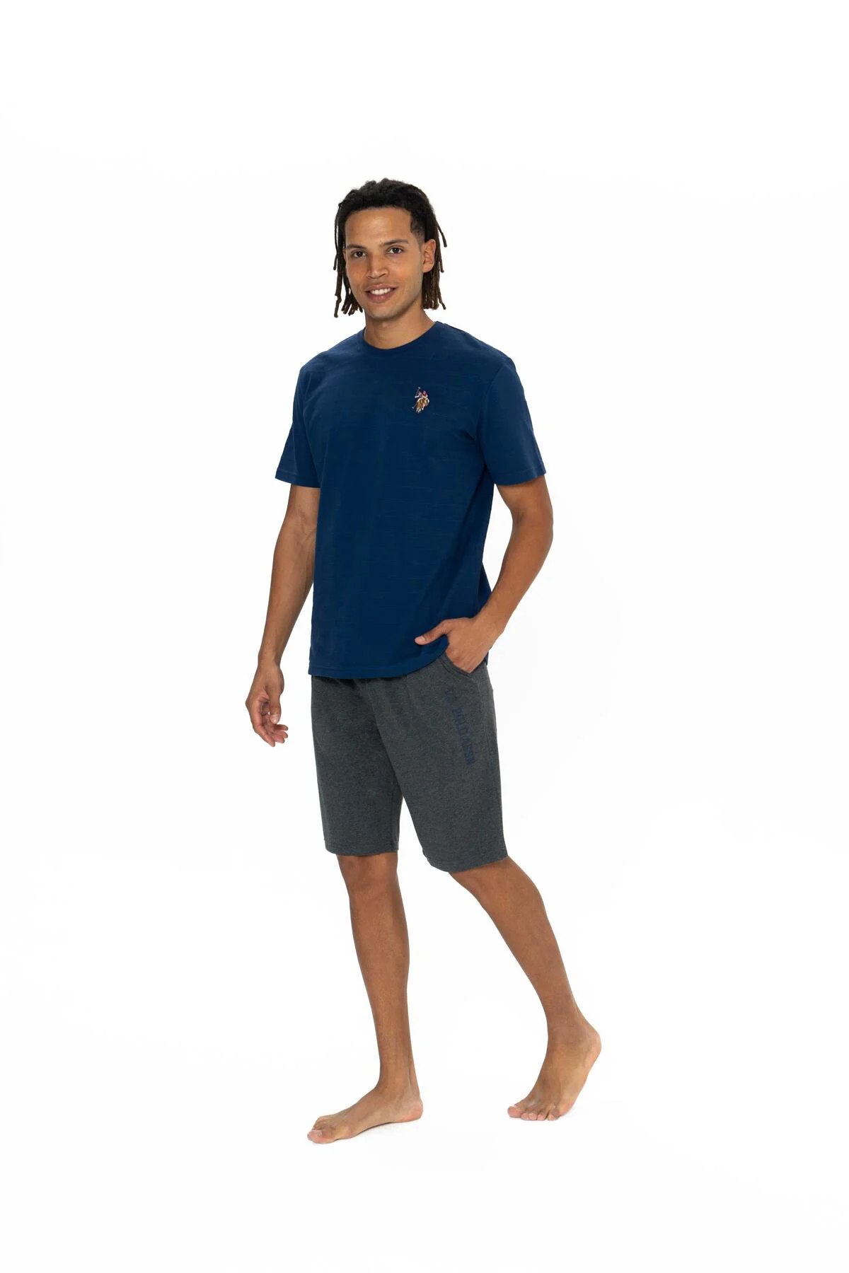 U.S. Polo Assn. Erkek Lacivert Şort Takım