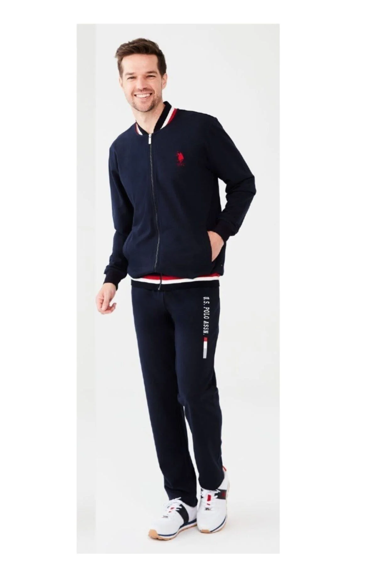 Us Polo Assn Gri Erkek Eşofman Takım 18482