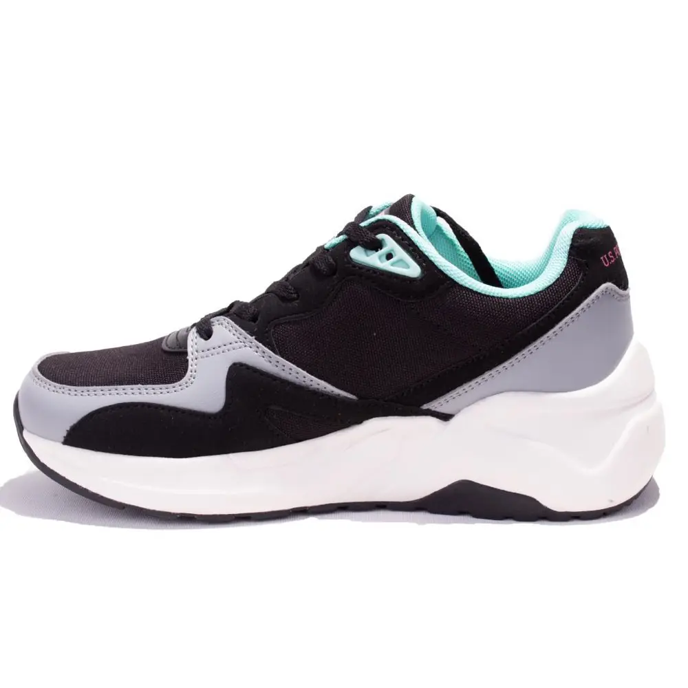 U.s Polo Assn Husky Fx Siyah Pembe Ortopedik Günlük Kadın Spor Ay