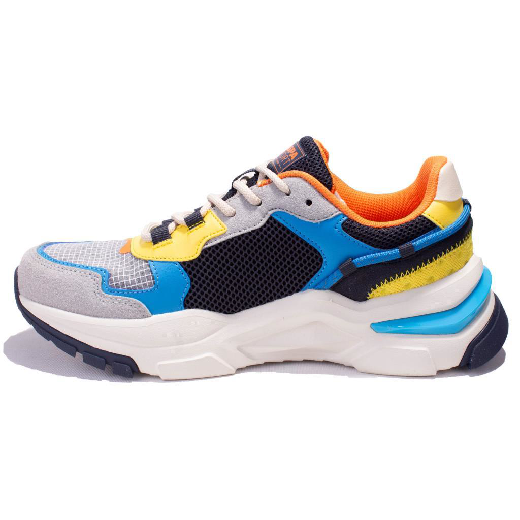 U.S. Polo Assn. U.S Polo Assn Vıncent Gri Mavi Ortopedik Günlük Erkek Spor Ayakka U.S. Polo Assn. U.S Polo Assn Vıncent Gri Mavi Ortopedik Günlük Erkek Spor Ayakka