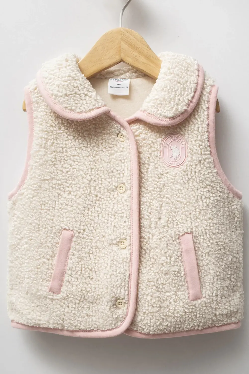 Miravm U.S. Polo Assn Yelek Usb2777 Ekru