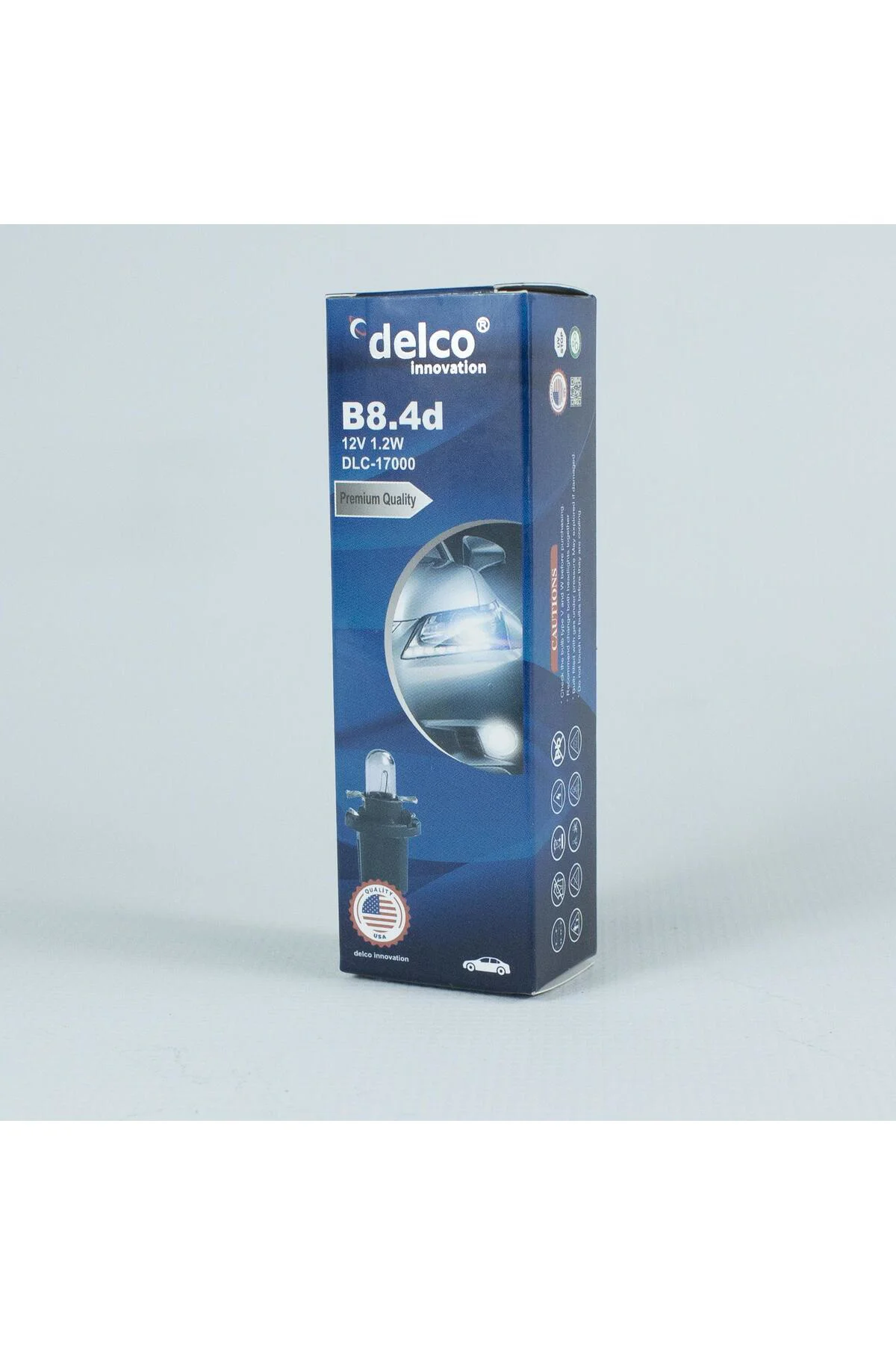 U.s.a B8.4d 1.2w Duylu Gösterge Ampulü 12 Volt 10 Adet