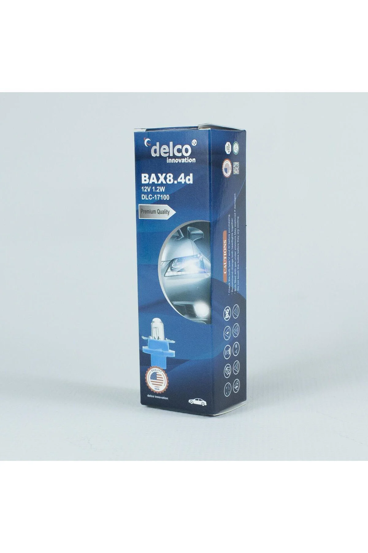 U.s.a Bax8.4d 1.2w Duylu Gösterge Ampulü 12 Volt 10 Adet