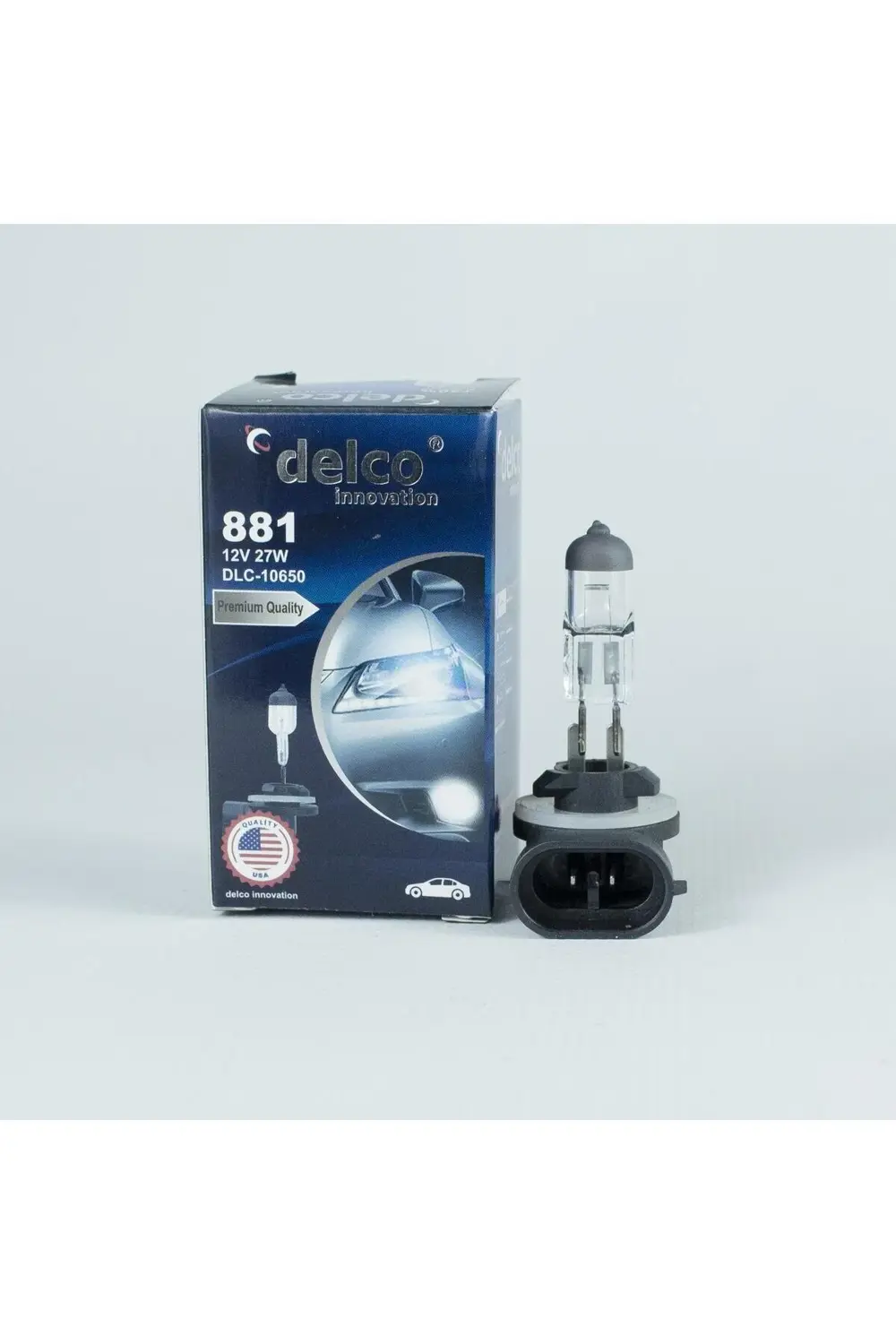 U.s.a H27 881 Sis Farı Ampulü 12 Volt 27w Eğri Soket 10 Adet