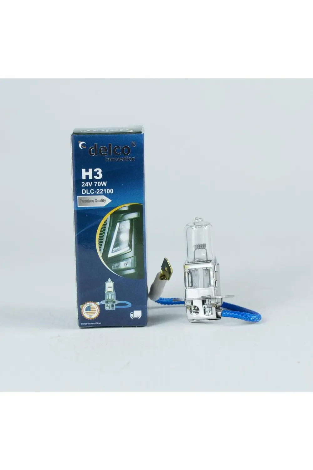 U.S.A H3 24 VOLT +%30 FAZLA IŞIK HALOGEN AMPUL PK22S 10 ADET