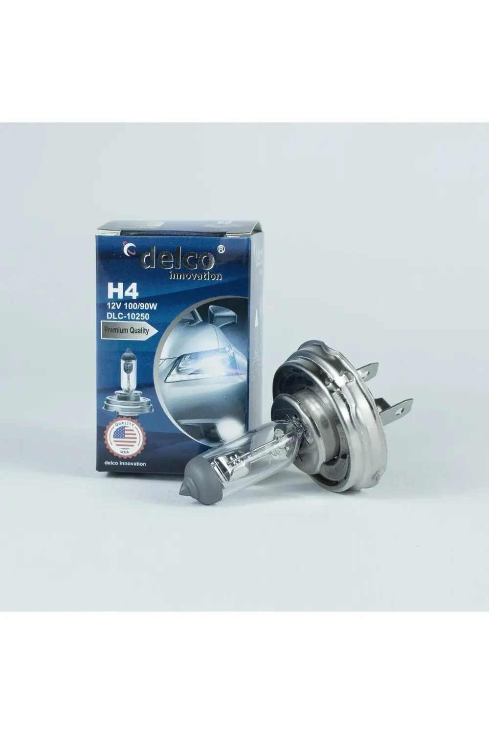 U.s.a H4 90/100w Tablalı 45t Far Ampulü 12 Volt 10 Adet