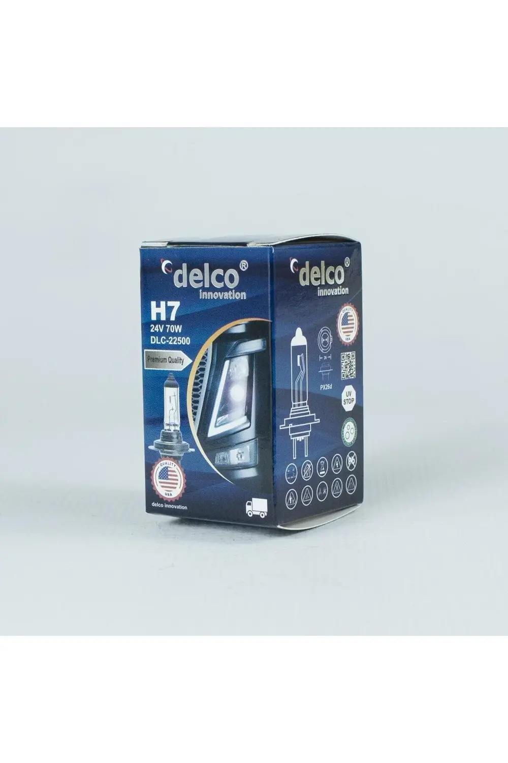 U.S.A H7 +%30 FAZLA IŞIK 24 VOLT HALOGEN AMPUL 70W 10 ADET