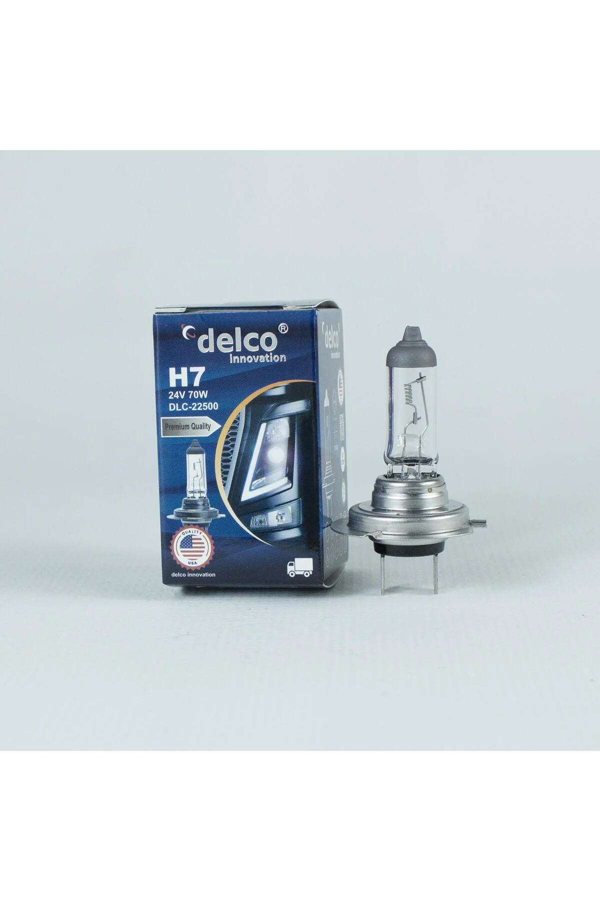 U.S.A H7 +%30 FAZLA IŞIK 24 VOLT HALOGEN AMPUL 70W 10 ADET
