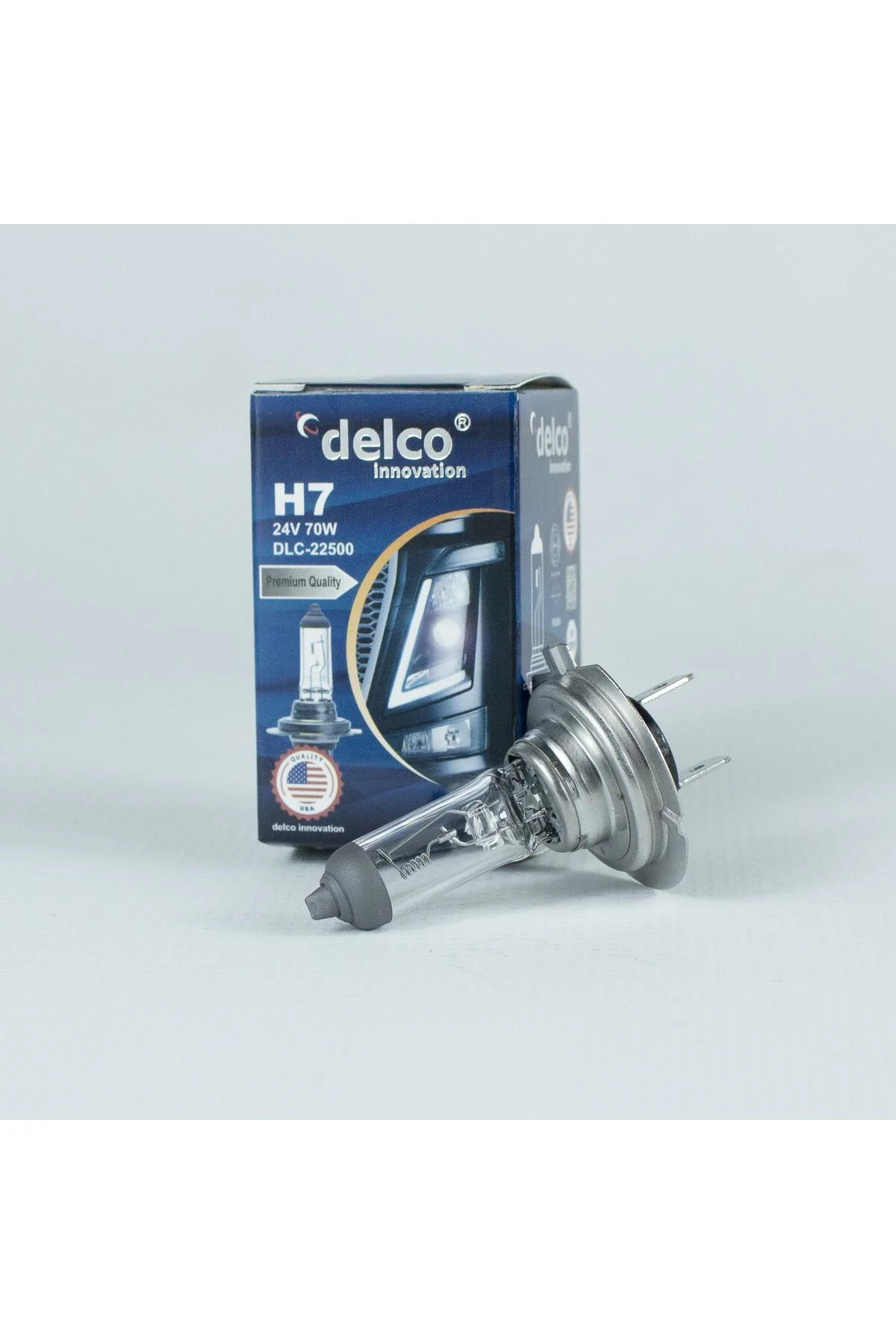 U.S.A H7 +%30 FAZLA IŞIK 24 VOLT HALOGEN AMPUL 70W 10 ADET