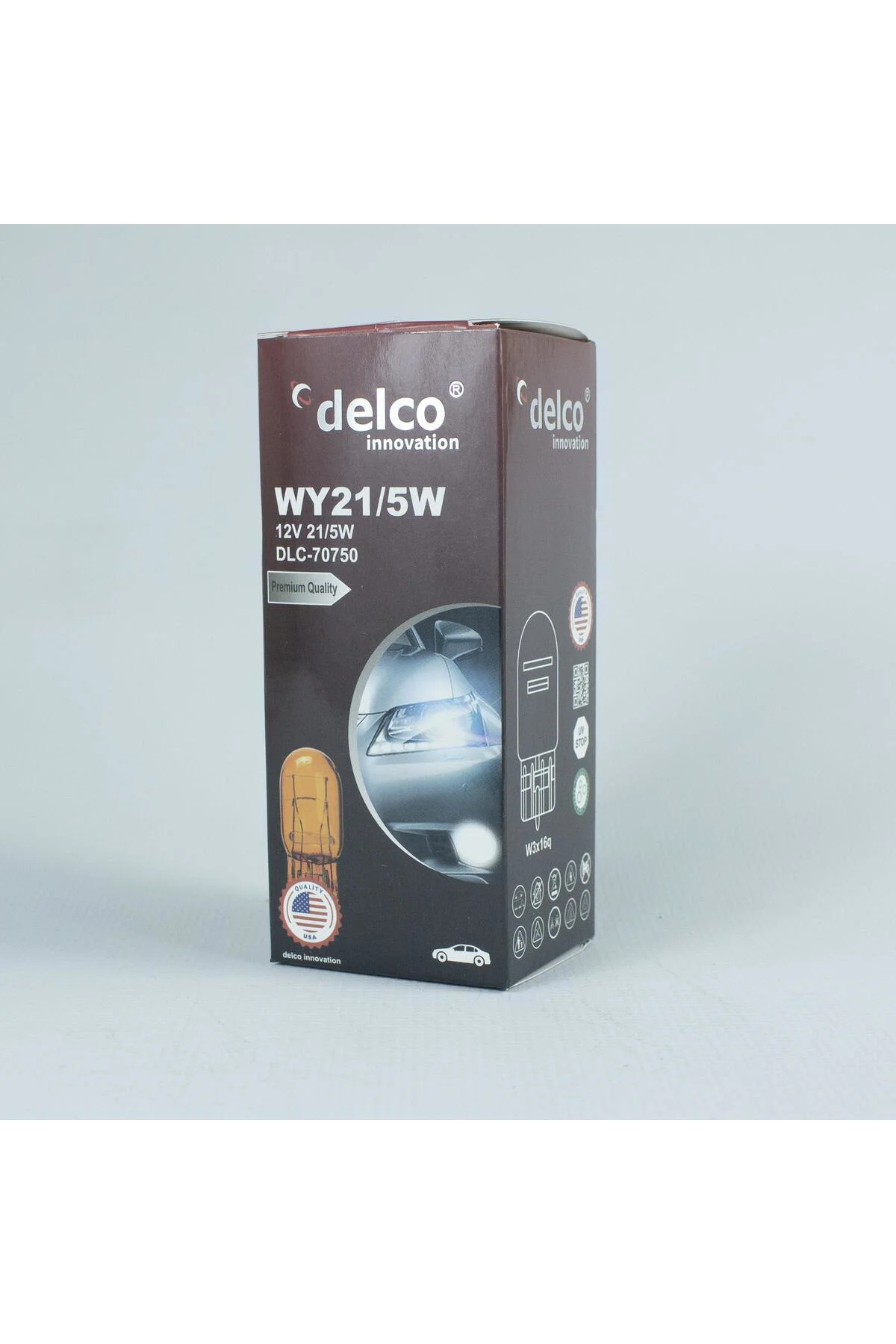 U.s.a T20 Amber Çift Duylu 21-5w Dipsiz Ampul 12 Volt 10 Adet