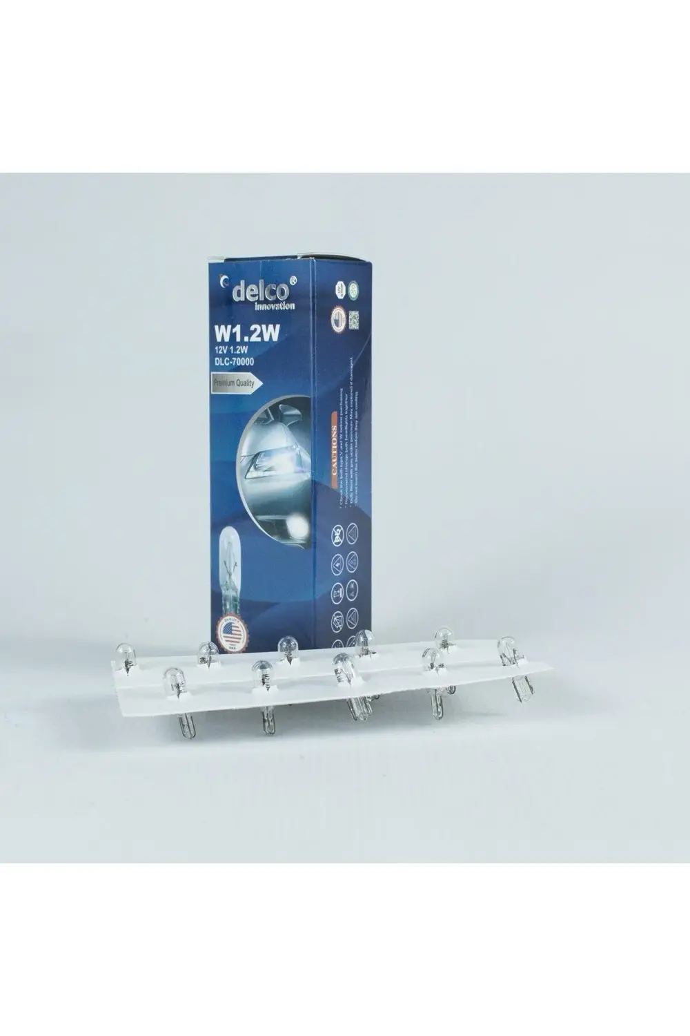 U.S.A W1.2W MİNİ DİPSİZ T5 GÖSTERGE AMPULÜ 12 VOLT 10 ADET