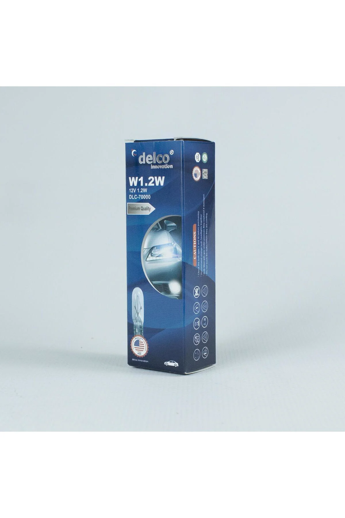 U.S.A W1.2W MİNİ DİPSİZ T5 GÖSTERGE AMPULÜ 12 VOLT 10 ADET