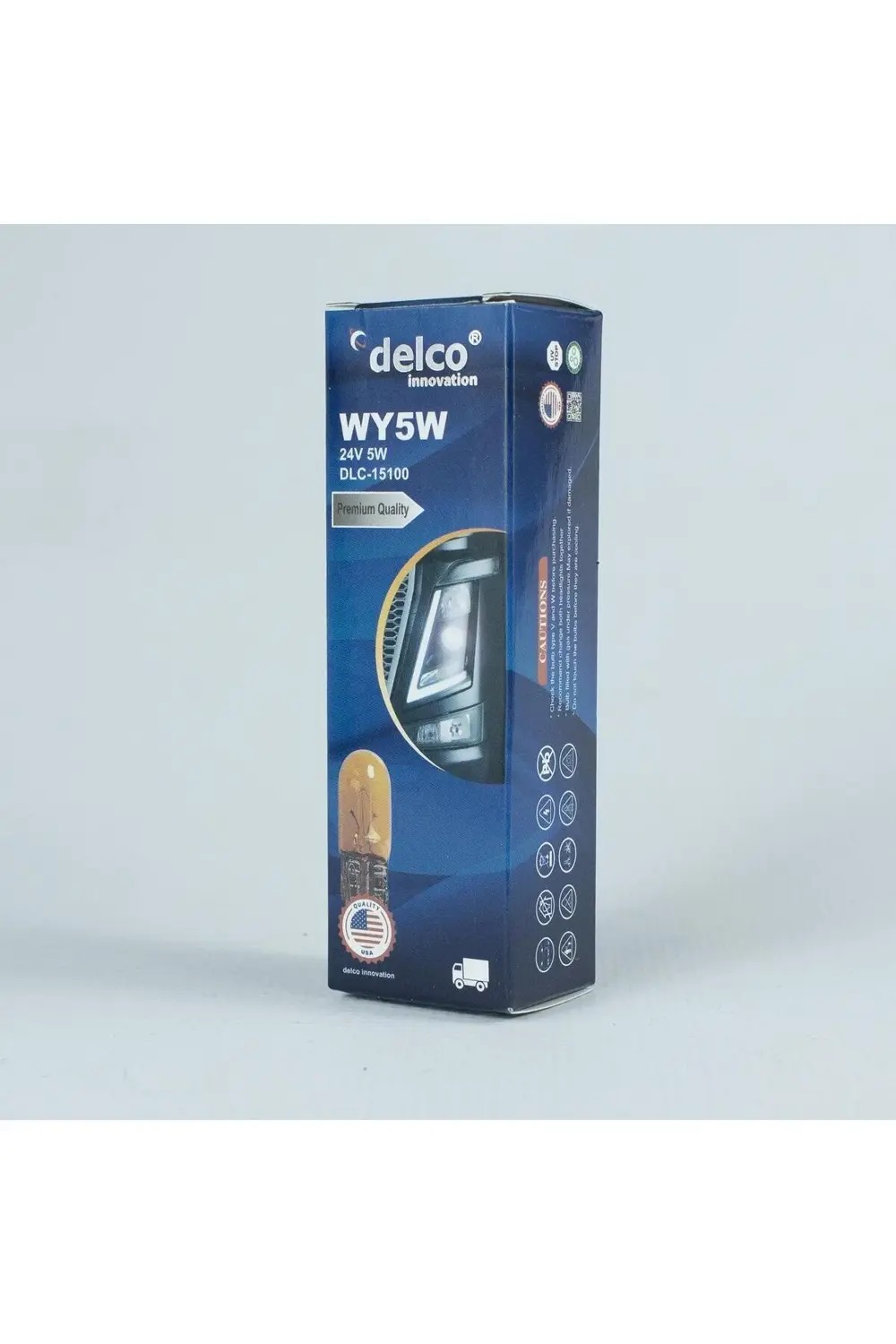 U.s.a Wy5w T10 Dipsiz Ampul Naturel Amber 24 Volt 10 Adet