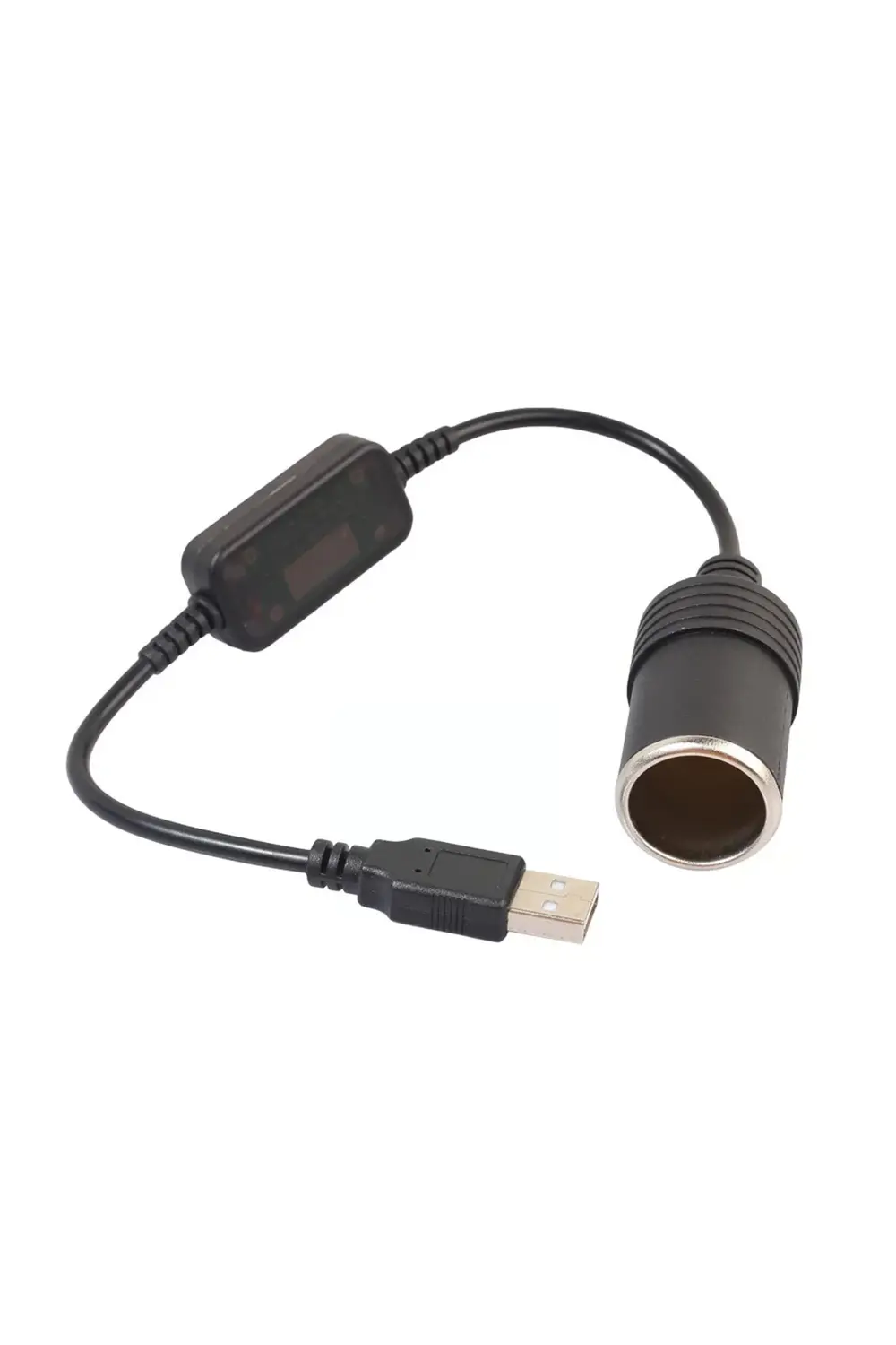 USB 2.0 5 VOLT - 2 AMPER TO 12 VOLT - 0.8 AMPER ÇAKMAK FİŞİ DİŞİ
