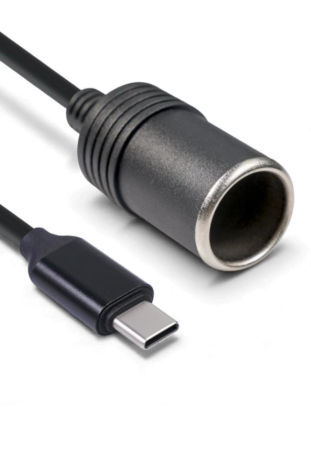 USB 2.0 5V–2A to 12V–0.8A Dönüştürücü – Araç Çakmak Fişi Dişi Çev
