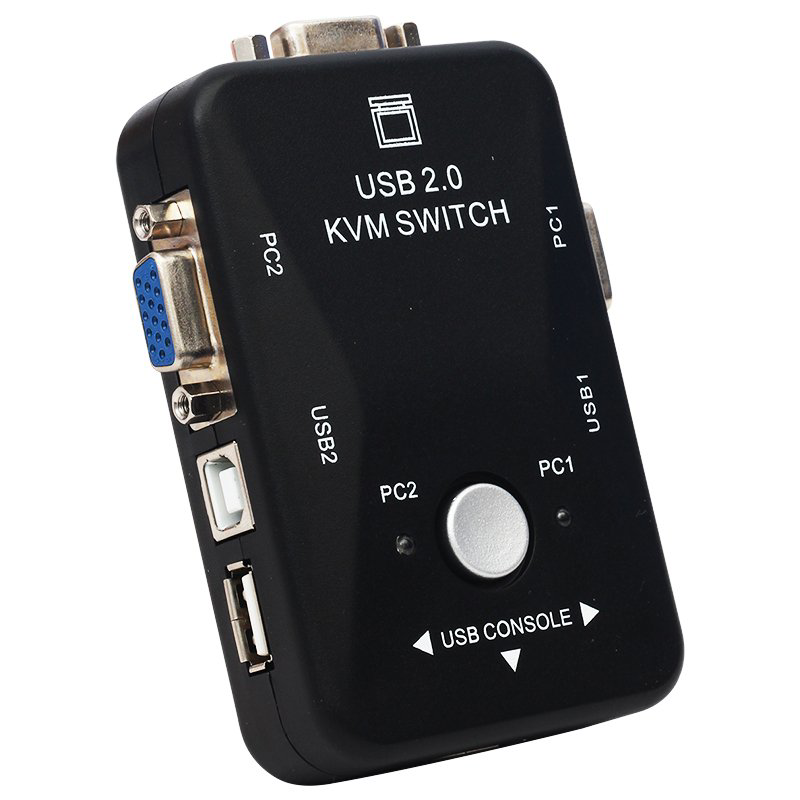 USB 2.0 MANUEL 2 PORT KVM SWITCH (4741)