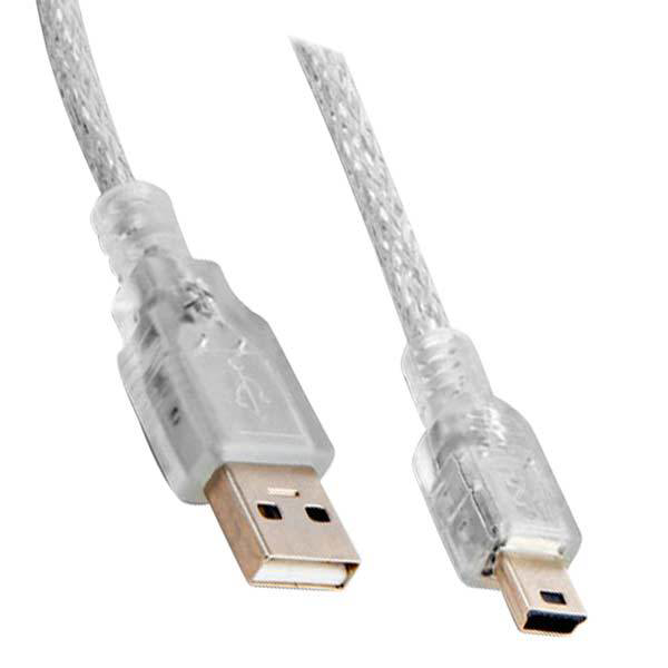 USB 2.0 ŞEFFAF MİNİ 5 PİN 3 METRE KABLO * S-LINK SL-UK53 (4741)