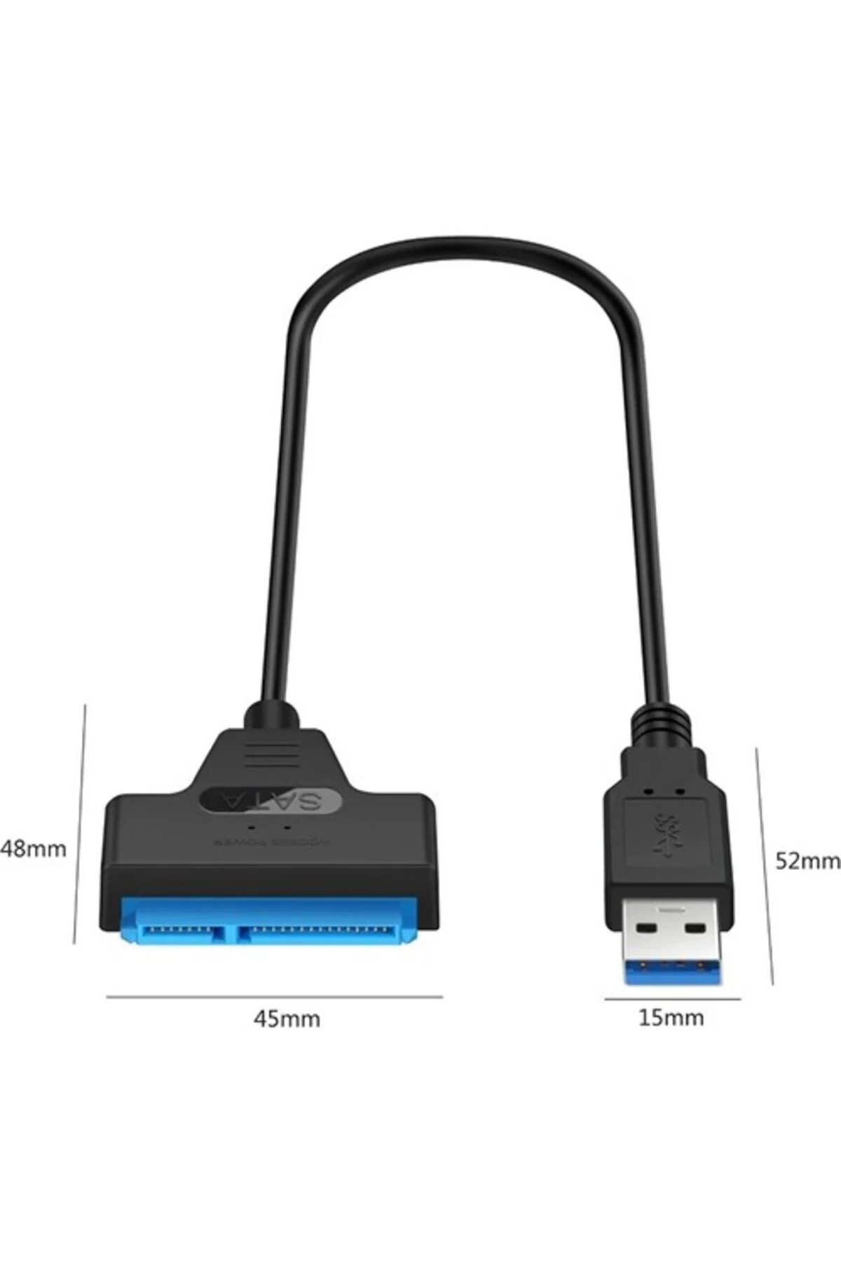 Usb 3.0 2.5 Inç Sata Ssd Ve Hdd Harddisk Kablosu 30cm Usb 3.0 2.5 Inç Sata Ssd Ve Hdd Harddisk Kablosu 30cm